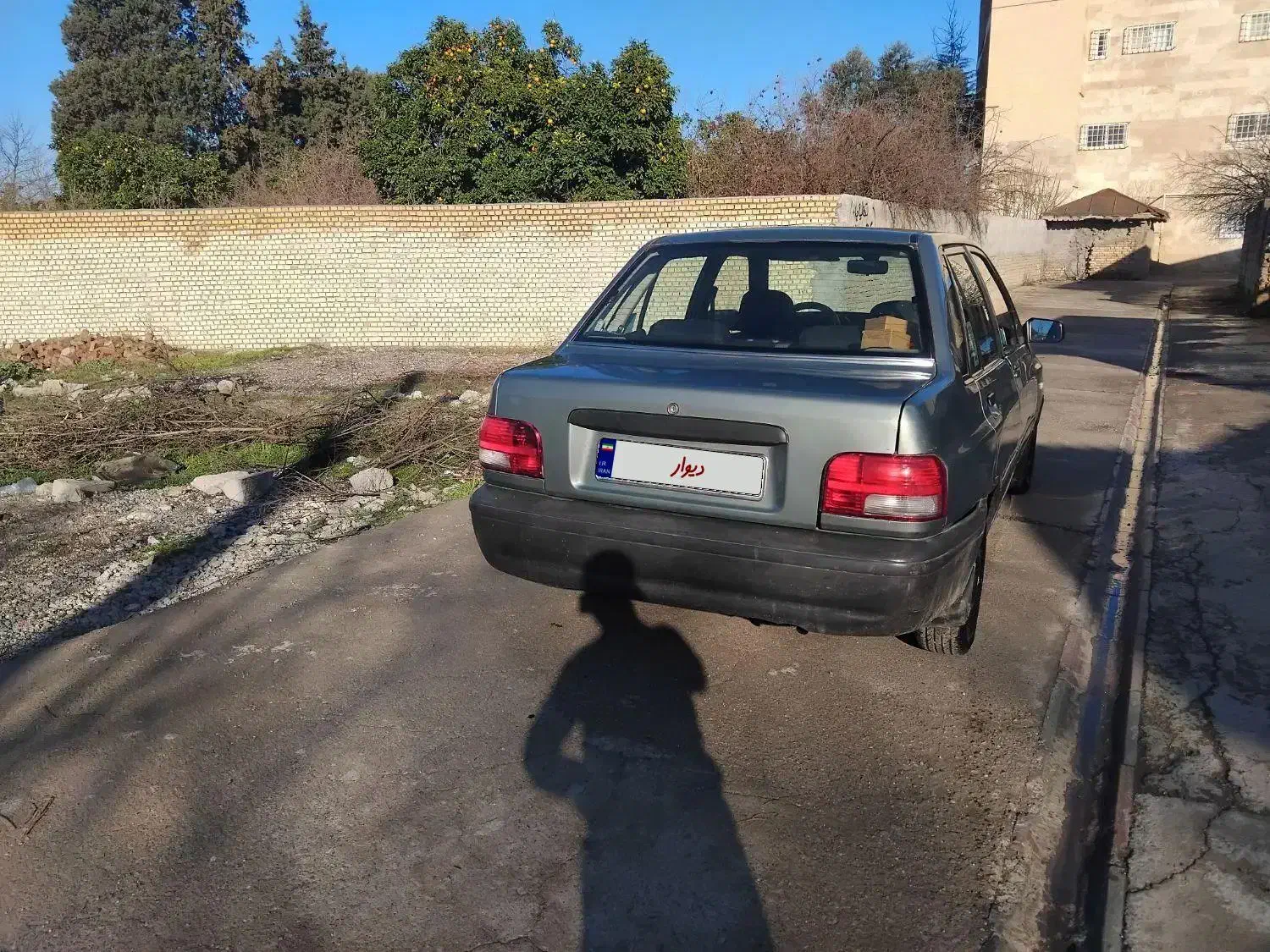 پراید .یشمی متالیک .مدل ۸۷|خودرو سواری و وانت|علی‌آباد کتول, |دیوار