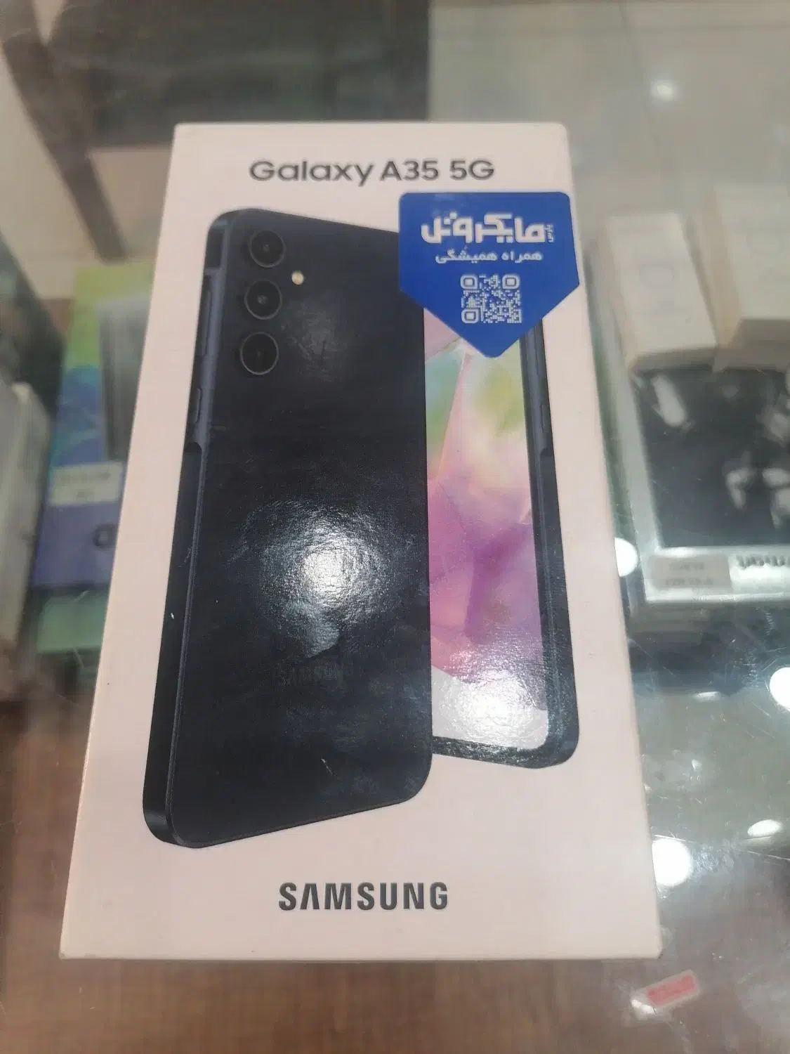 گوشی سامسونگ A35 5G رم 8 128گیگ در حد نو|موبایل|زرقان, |دیوار