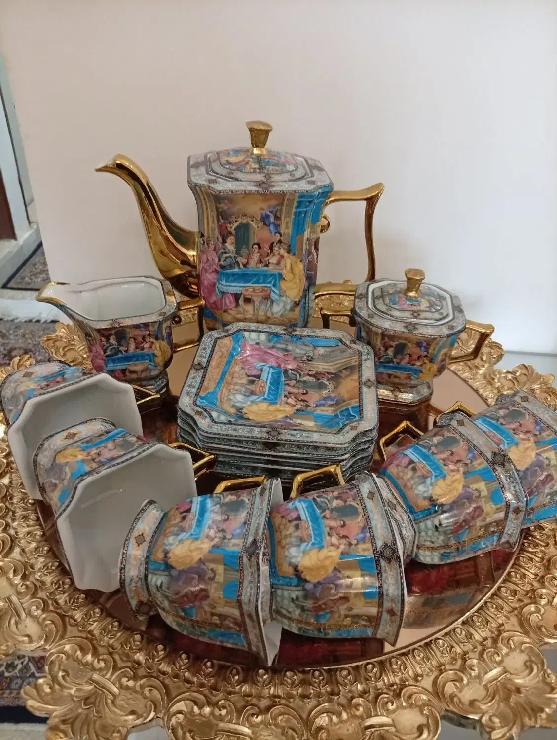 سرویس چای خوری آتلیه|ظروف سرو و پذیرایی|اردبیل, |دیوار