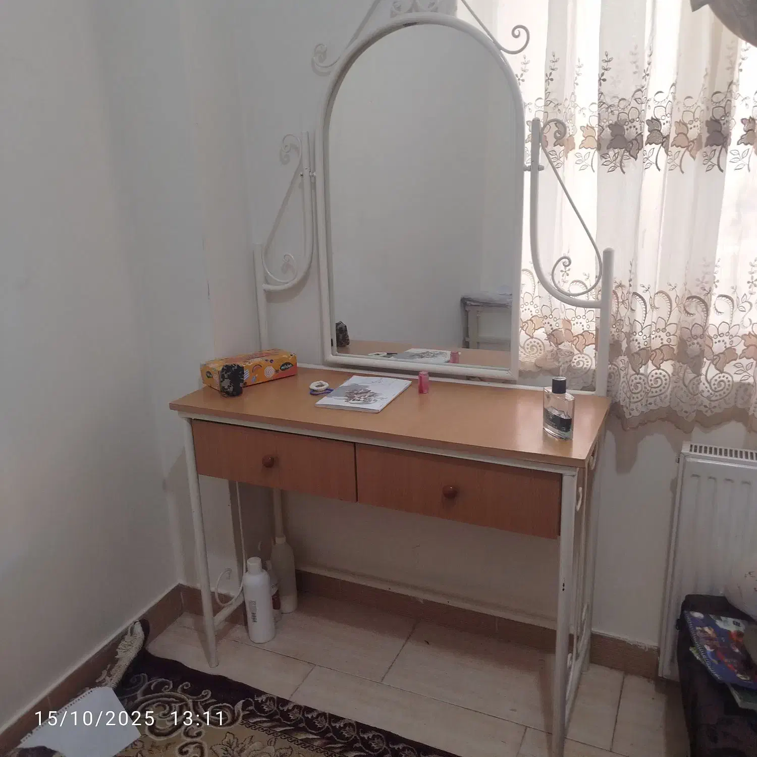 میز توالت  فروش فوری|تخت و سرویس خواب|تهران, خزانه|دیوار