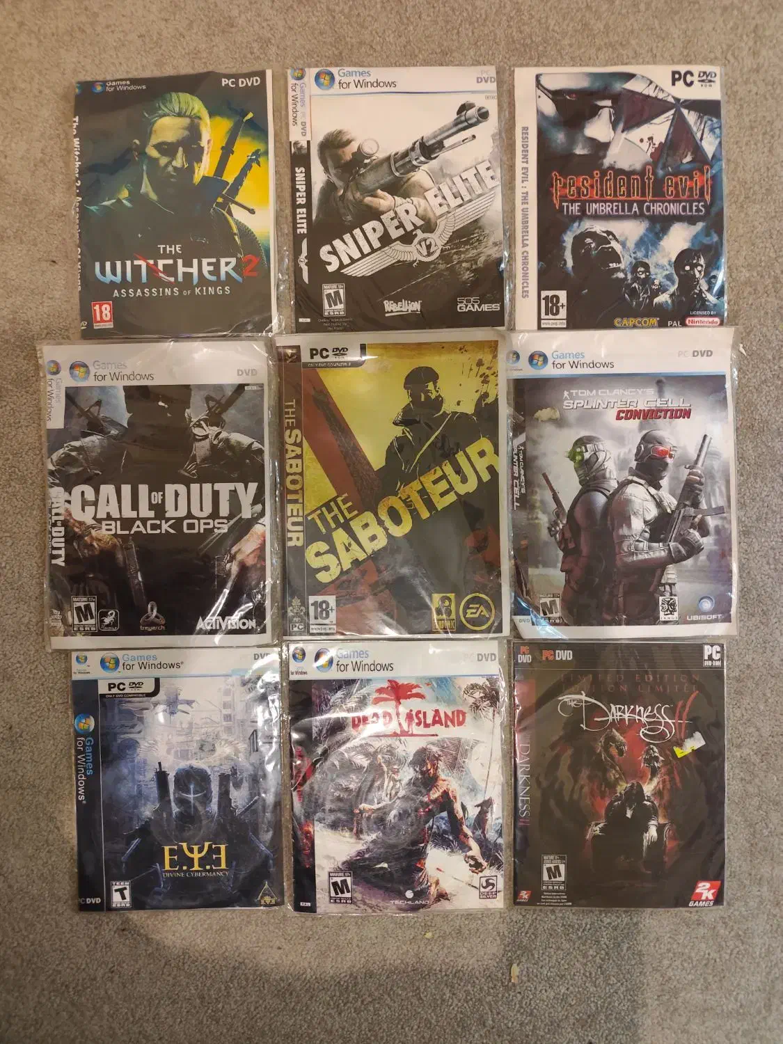 سی دی بازی کامپیوتر 124 عدد|کنسول، بازی ویدئویی و آنلاین|تهران, کیانشهر|دیوار