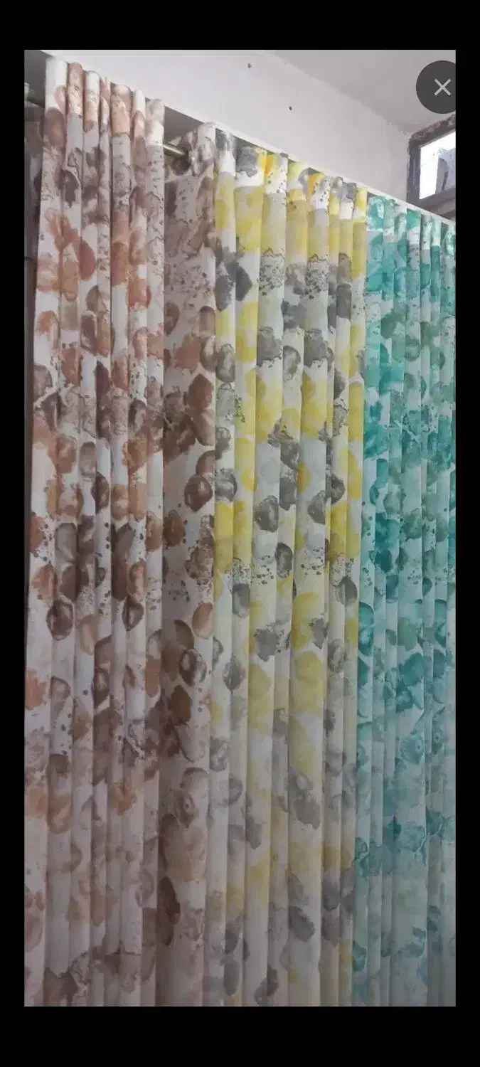 حریرگلدار هر پنل عرض ۱۵۰ قد ۲۸۰|پرده، رانر، رومیزی|گرگان, |دیوار