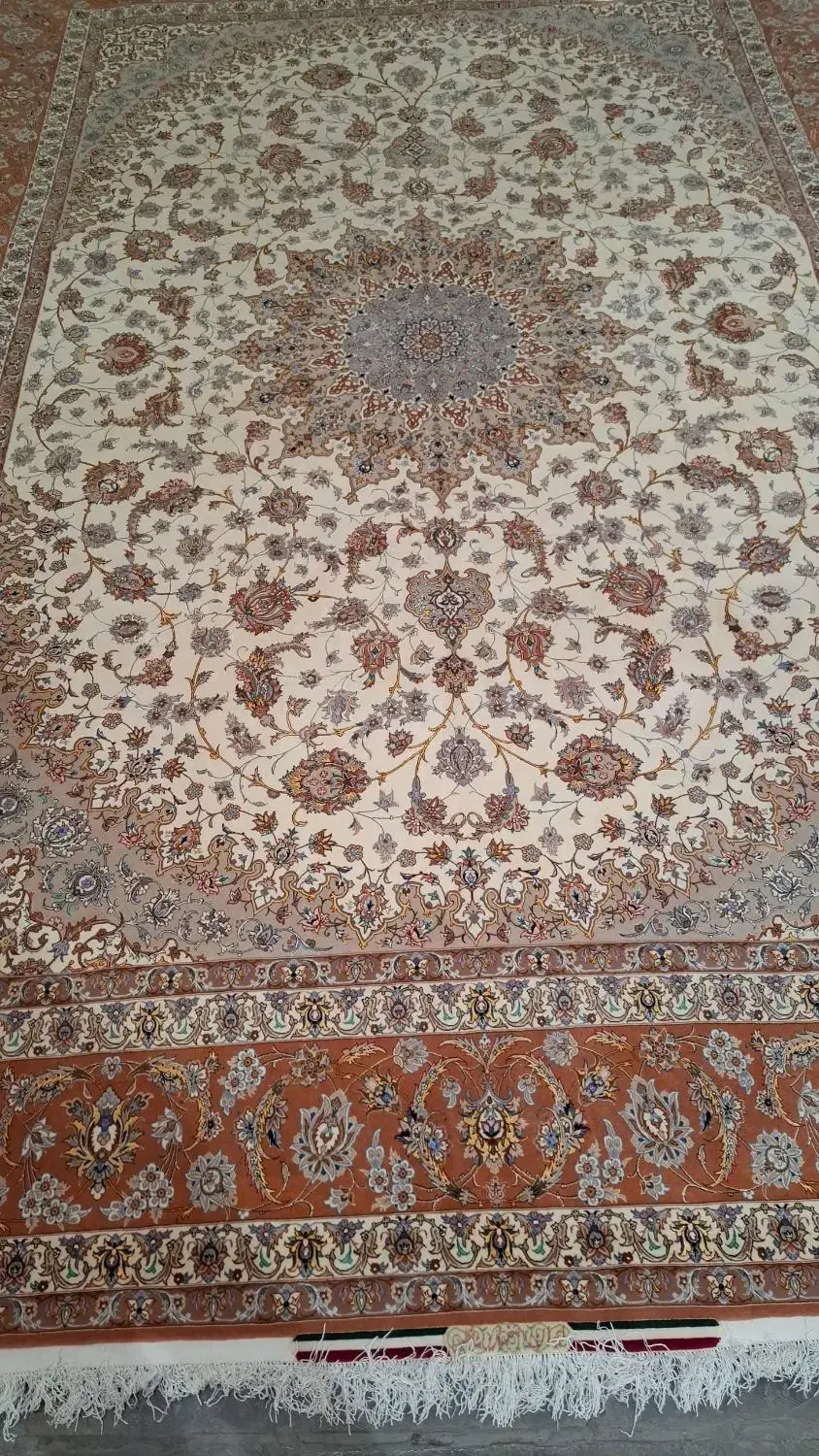 یک جفت فرش کرک ابریشم اصفهان ۱۲ متری|فرش|اصفهان, رحیمآباد|دیوار