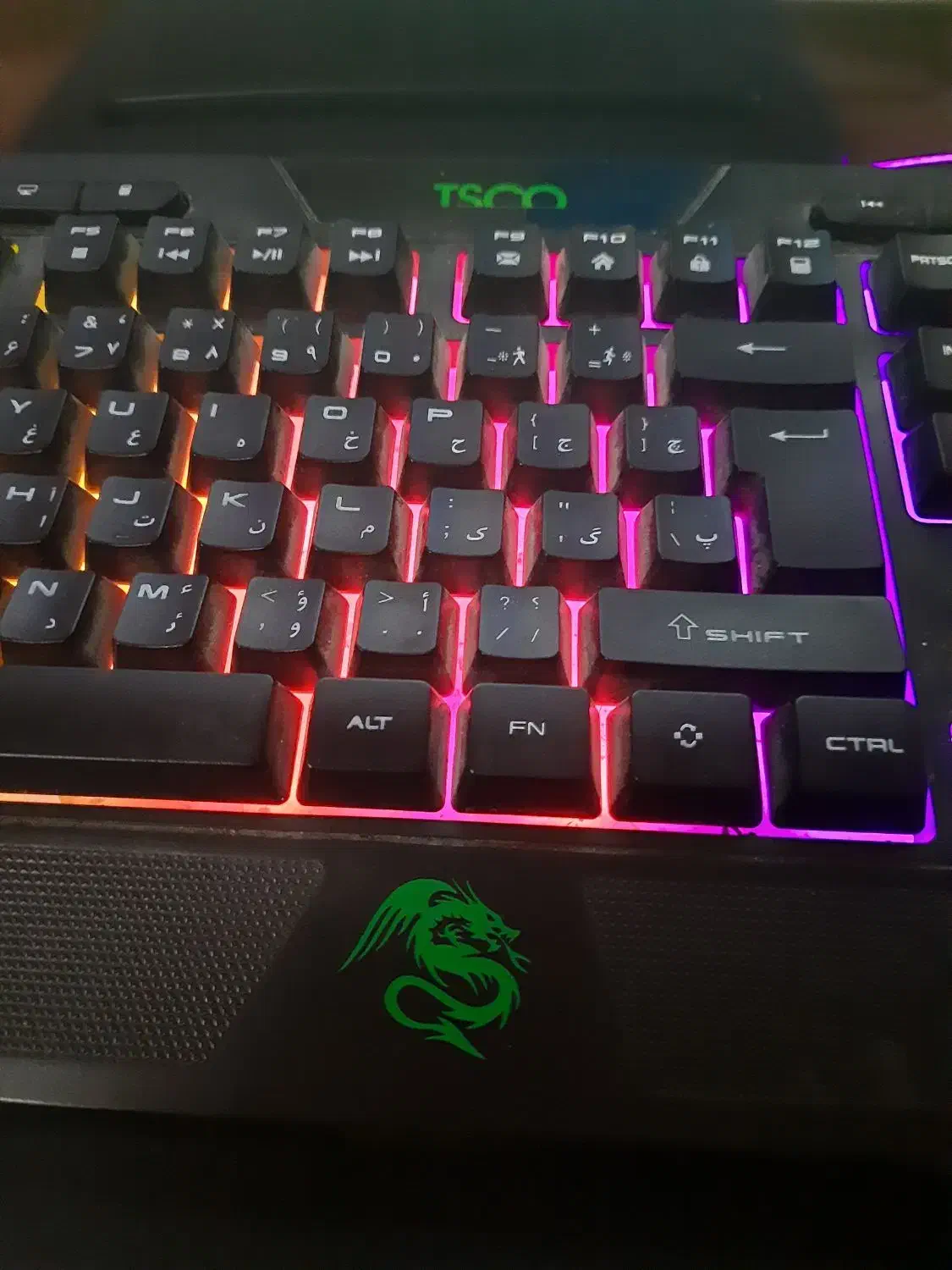 کیبورد گیمینگ تسکو کم کار|قطعات و لوازم جانبی رایانه|قائن, |دیوار