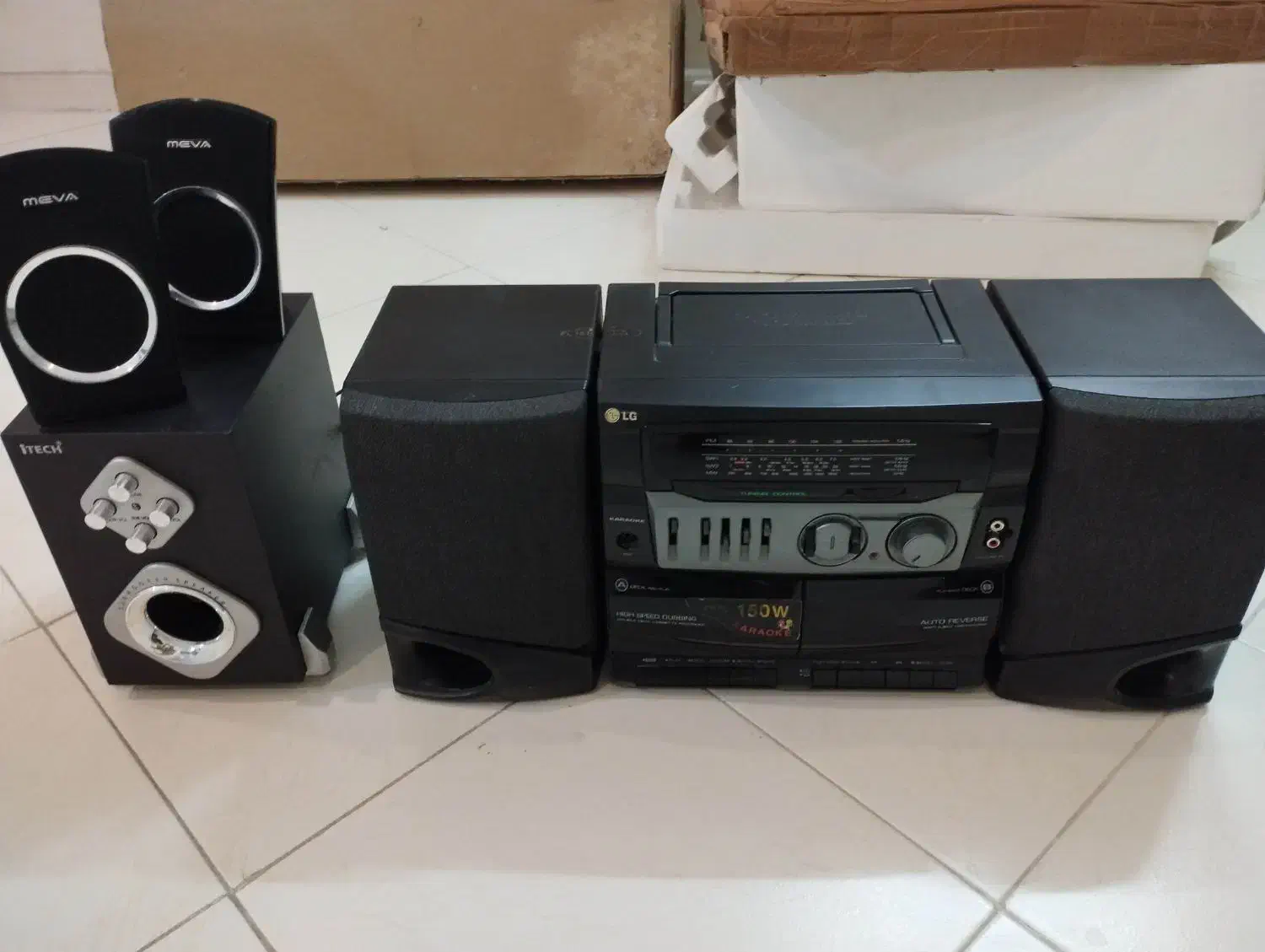 رادیو ضبط و اسپیکر|سیستم صوتی خانگی|مشهد, هفت تیر (نه دره)|دیوار