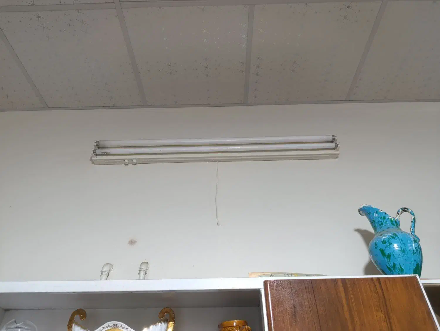 مهتابی دوقلو|لامپ و چراغ|طرقبه, |دیوار