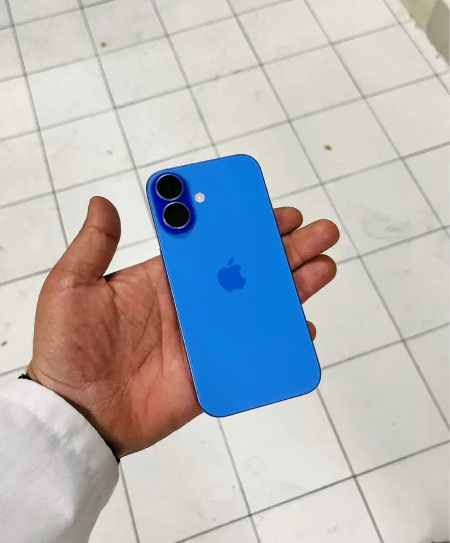 ایفون ۱۶ نرمال آبی ۱۲۸|موبایل|تهران, حکیمیه|دیوار