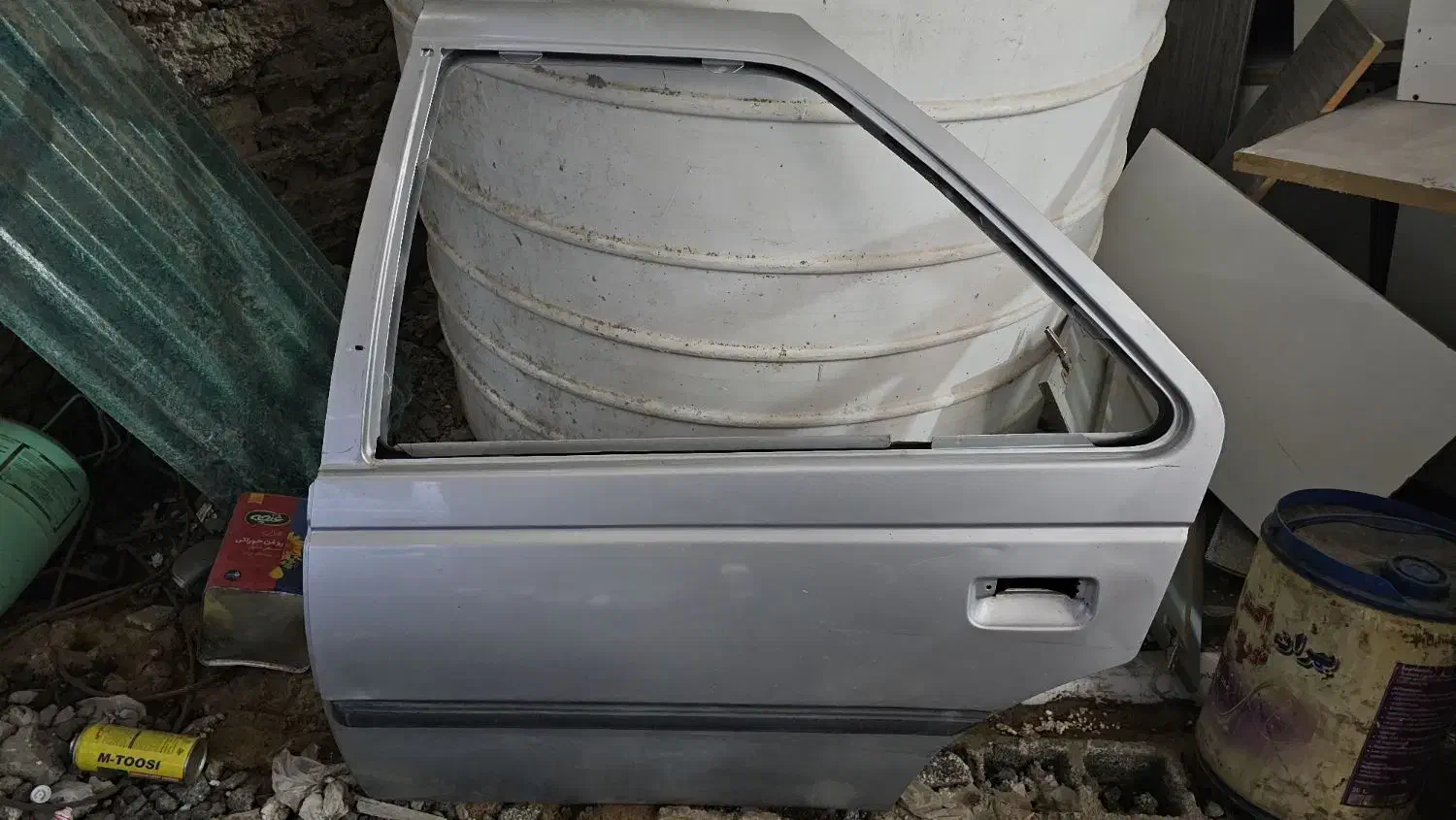 درب رنگ فابریک نقره ای پژو و پارس|قطعات یدکی و لوازم جانبی|اهواز, سلطانمنش|دیوار