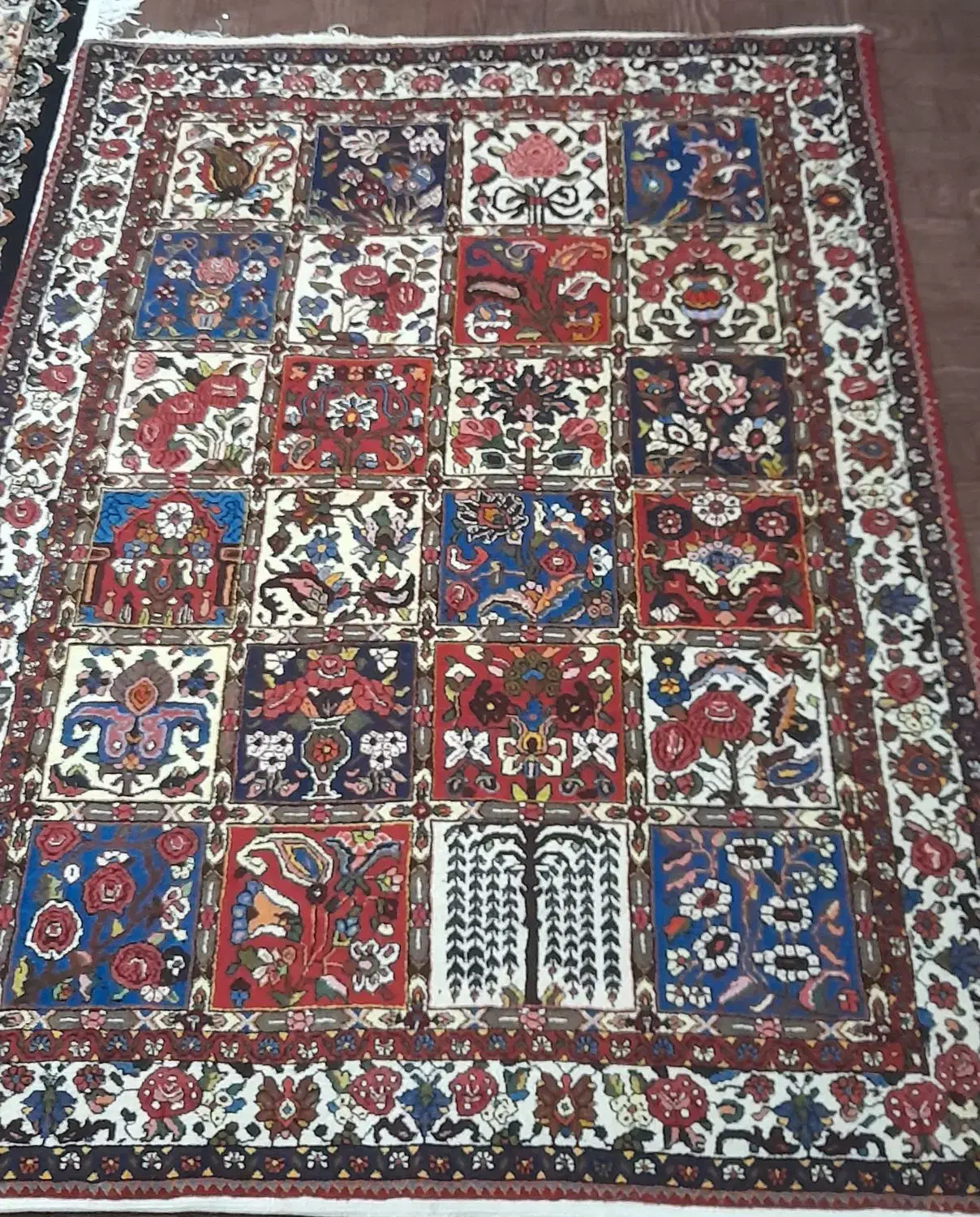 قالی دستباف|فرش|سامان, |دیوار