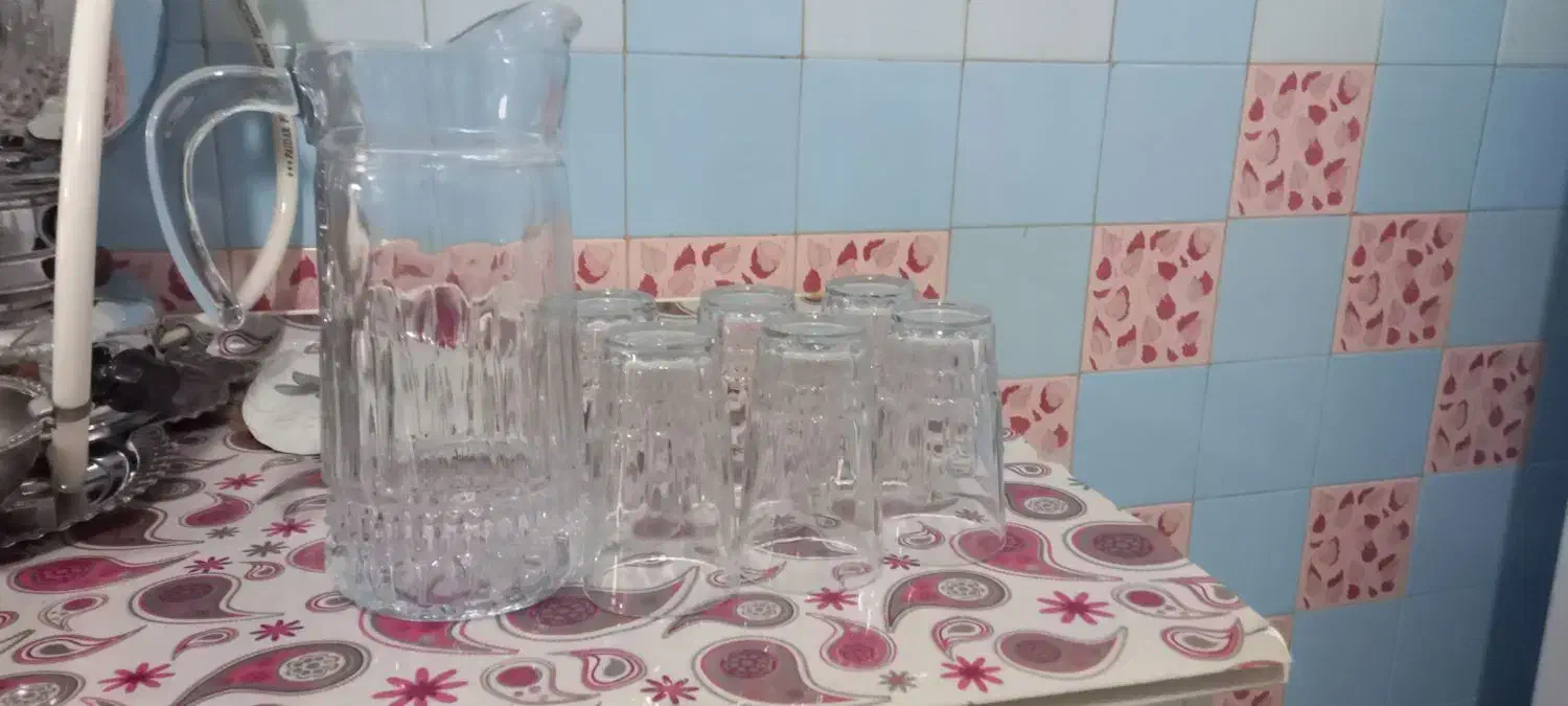 پارچ لیوان نو|ظروف سرو و پذیرایی|جوانرود, |دیوار