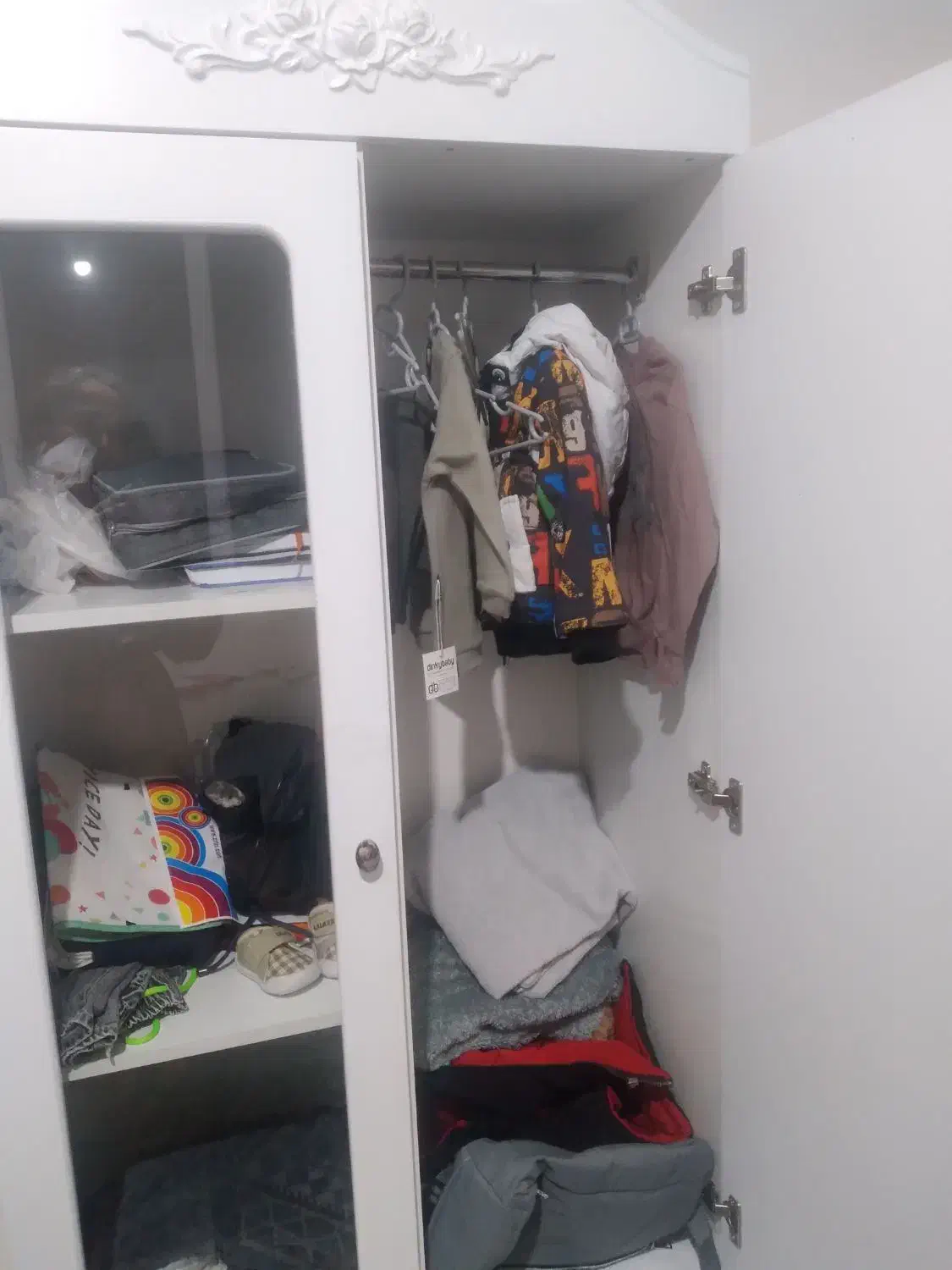 کمد لباس ویترین کودک و نوجوان|جاکفشی، کمد، دراور|الوند, |دیوار