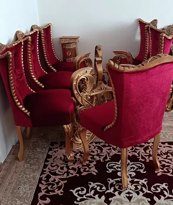 میز ناهارخوری سلطنتی 6نفره|میز و صندلی غذاخوری|تبریز, |دیوار