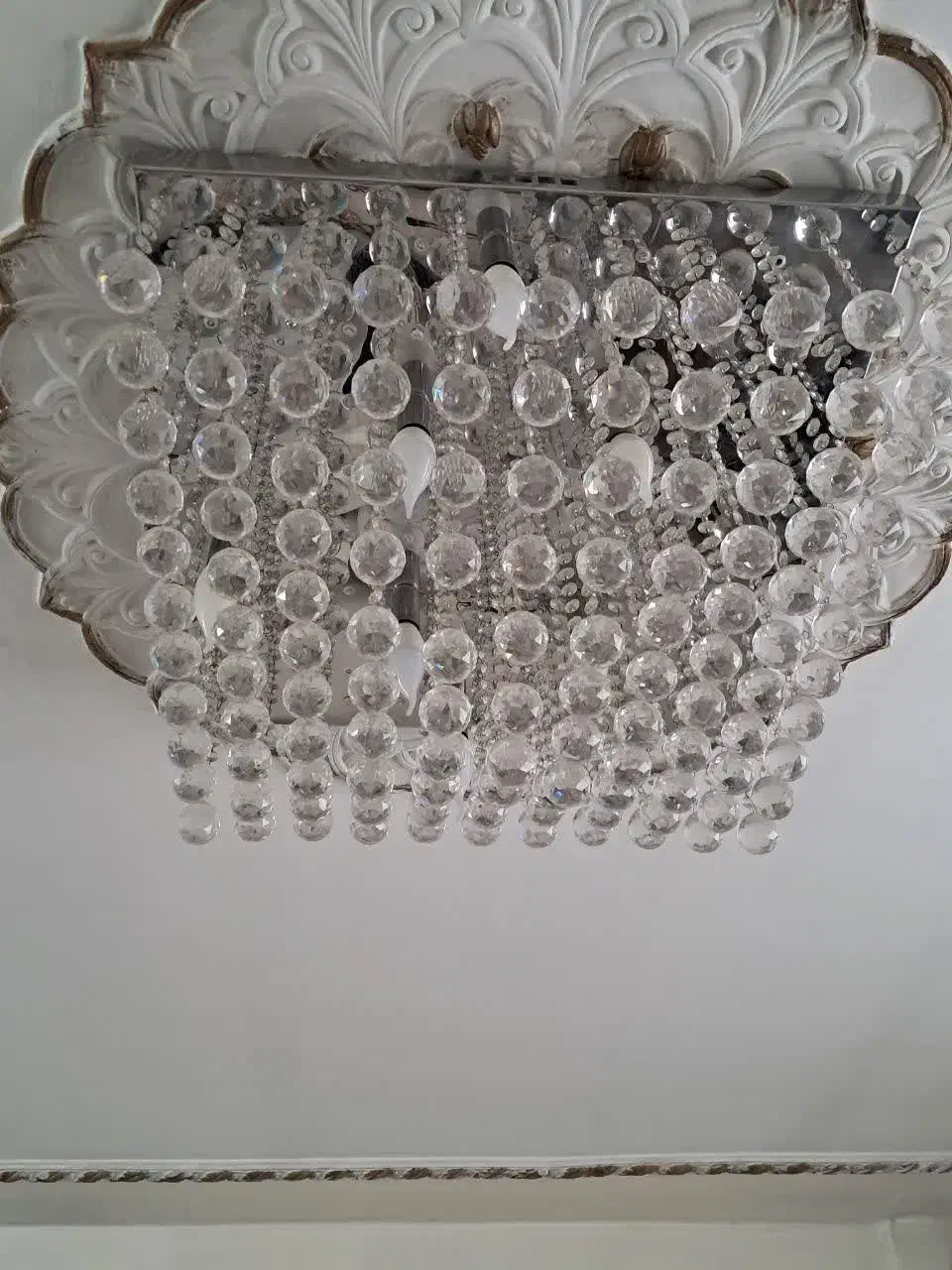 دو عدد لوستر کریستال|لوستر و چراغ آویز|اسلام‌شهر, شهرک احمدیه|دیوار