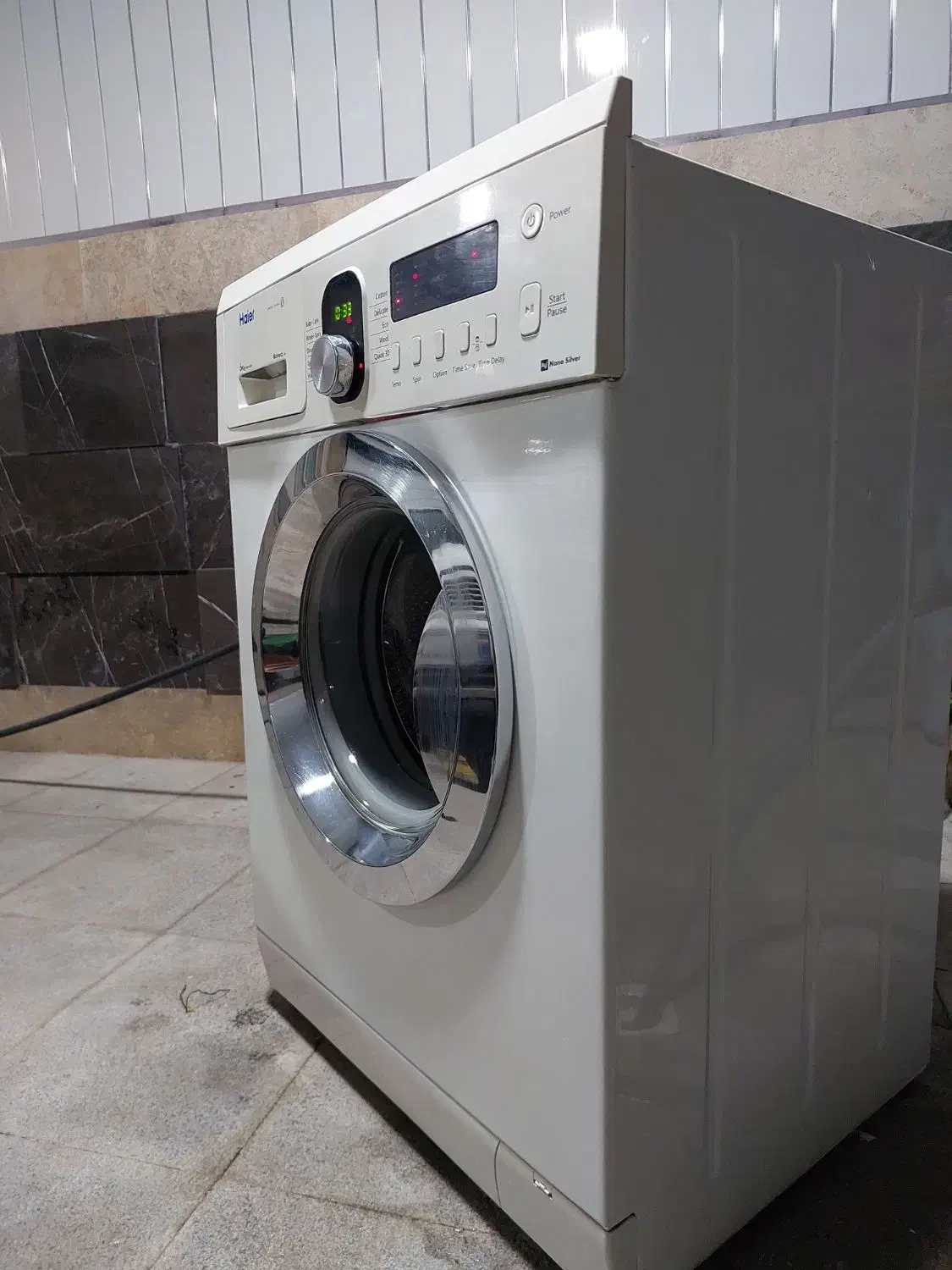 حایر ۶ کیلویی تمام اتوماتیک صحیح و سالم کم کارکرد|ماشین لباسشویی و خشک‌کن لباس|اردبیل, |دیوار