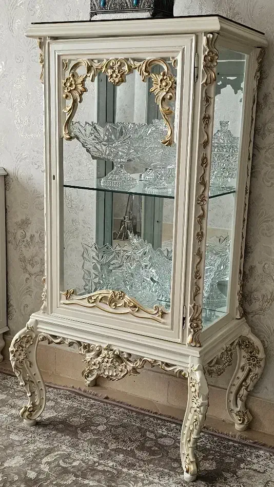 بوفه چوب راش تمام منبت کاری|بوفه، ویترین، کنسول|کاشمر, |دیوار