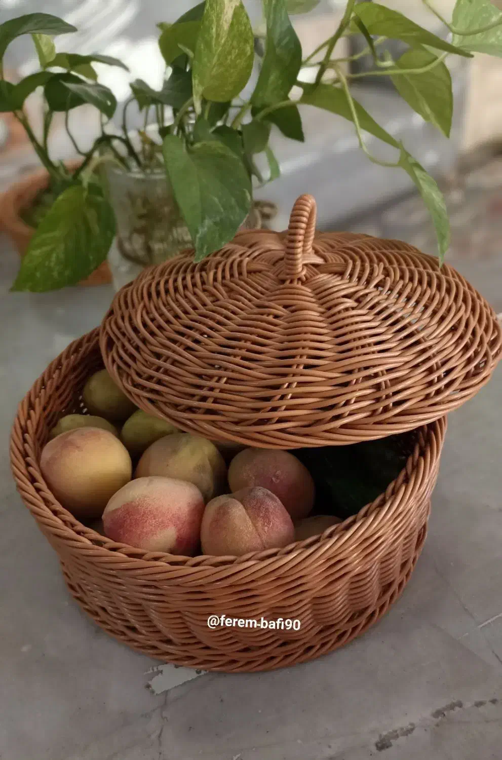 سبدای دست بافت بسیار زیبا|صنایع دستی و سایر لوازم تزئینی|نیشابور, مازول|دیوار