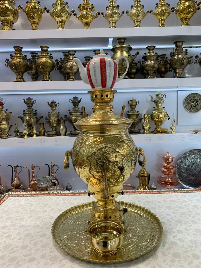 فروش سماور برنجی بزرگ ۲۵ / ۵۰ / ۸۰لیتر|سماور، چای‌ساز، قهوه‌ساز|تهران, بازار|دیوار