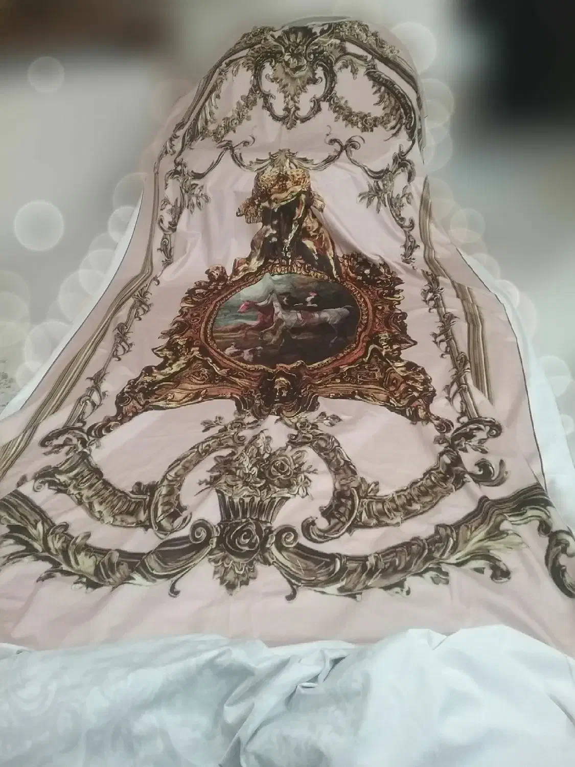 پرده پنلی مخمل چاپی|پرده، رانر، رومیزی|تهران, جوادیه تهرانپارس|دیوار