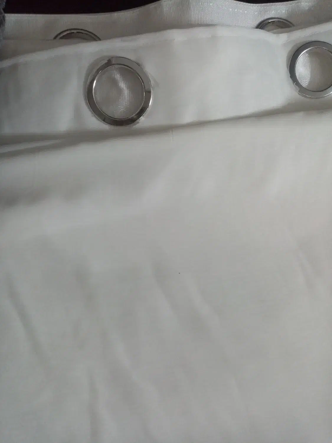 پرده حریر ساده استفاده نشده با دستک|پرده، رانر، رومیزی|مشهد, آزادشهر|دیوار