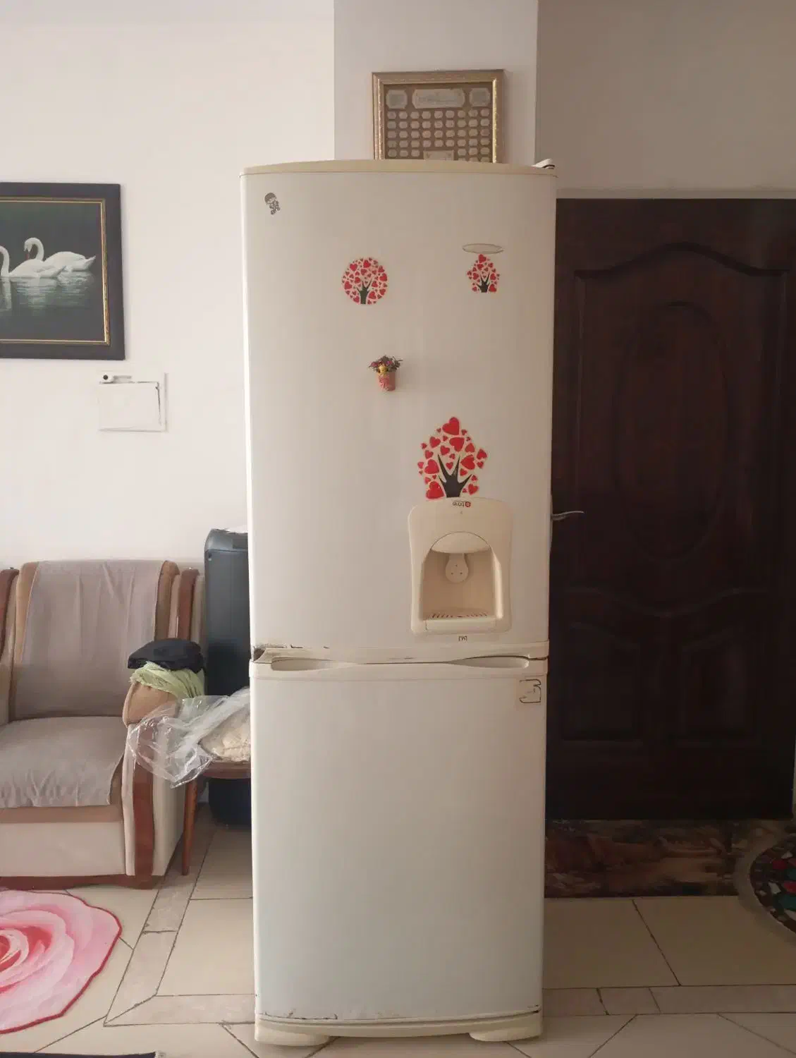 یخچال دو در بالا یخچال پایین فریزر|یخچال و فریزر|ری, سیزده آبان|دیوار