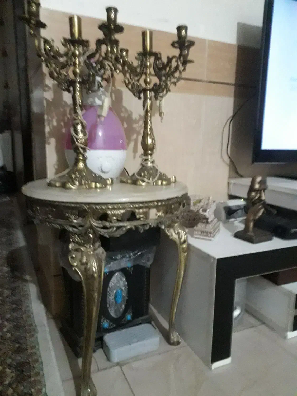 میز و شمعدان|بوفه، ویترین، کنسول|اهواز, کیانپارس |دیوار