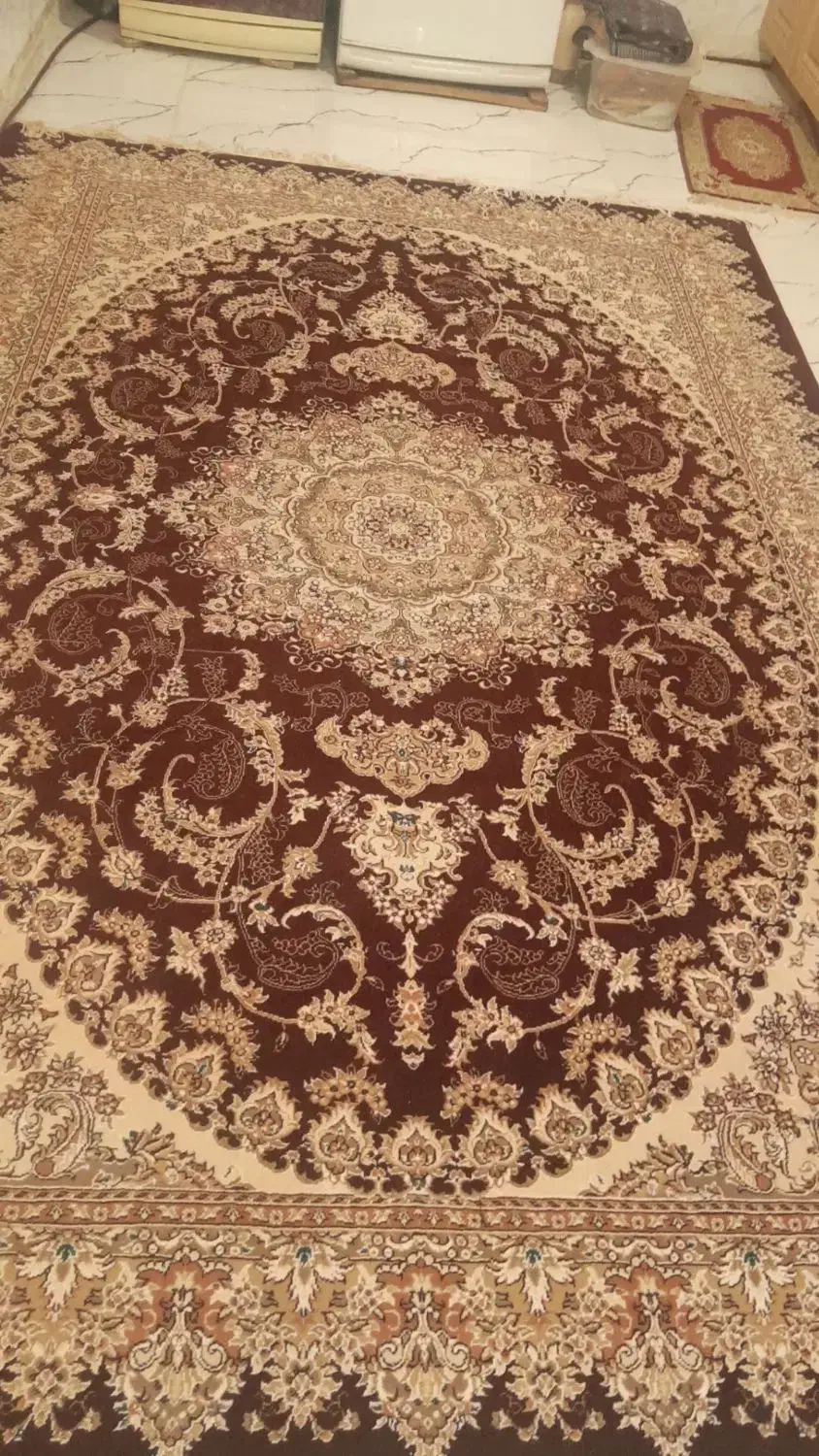 ۲عددفرش ۶متری دونه ۴۰۰۰۰۰۰میلیون|فرش|مزرعه کتول, |دیوار