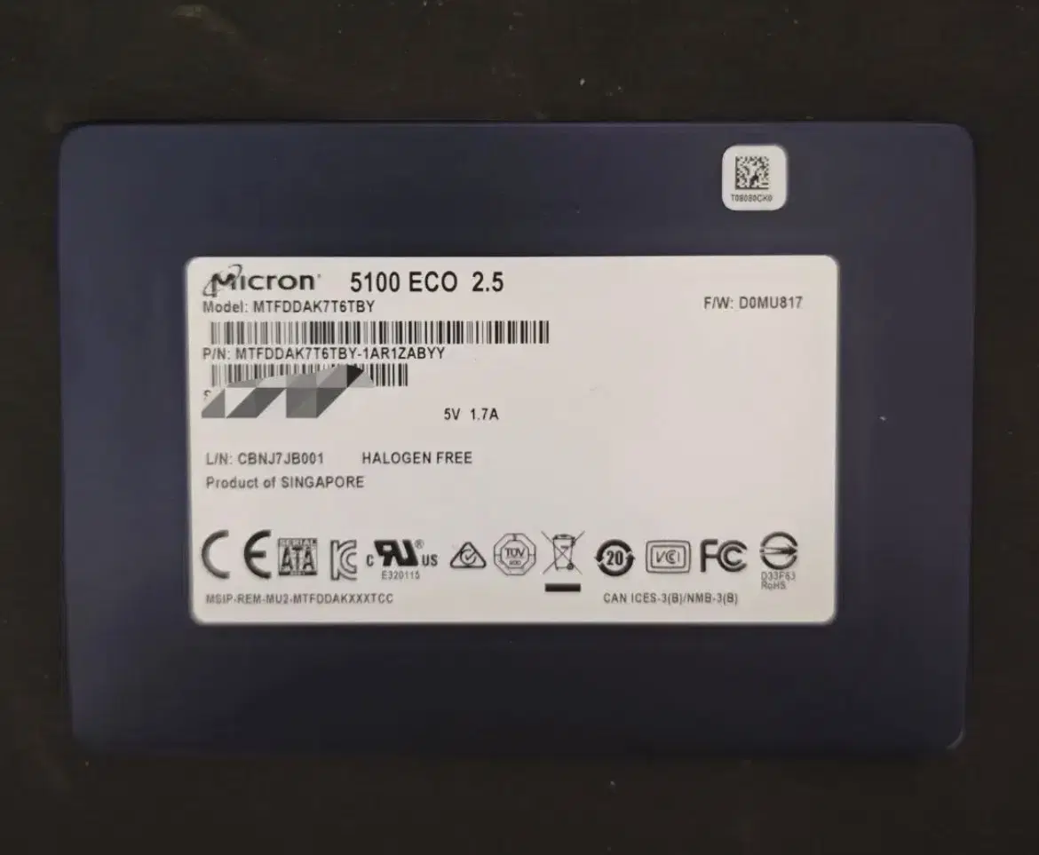 هارد ssd interprice micron 7.68 ssd سرور و سیستم|قطعات و لوازم جانبی رایانه|تهران, چیذر|دیوار