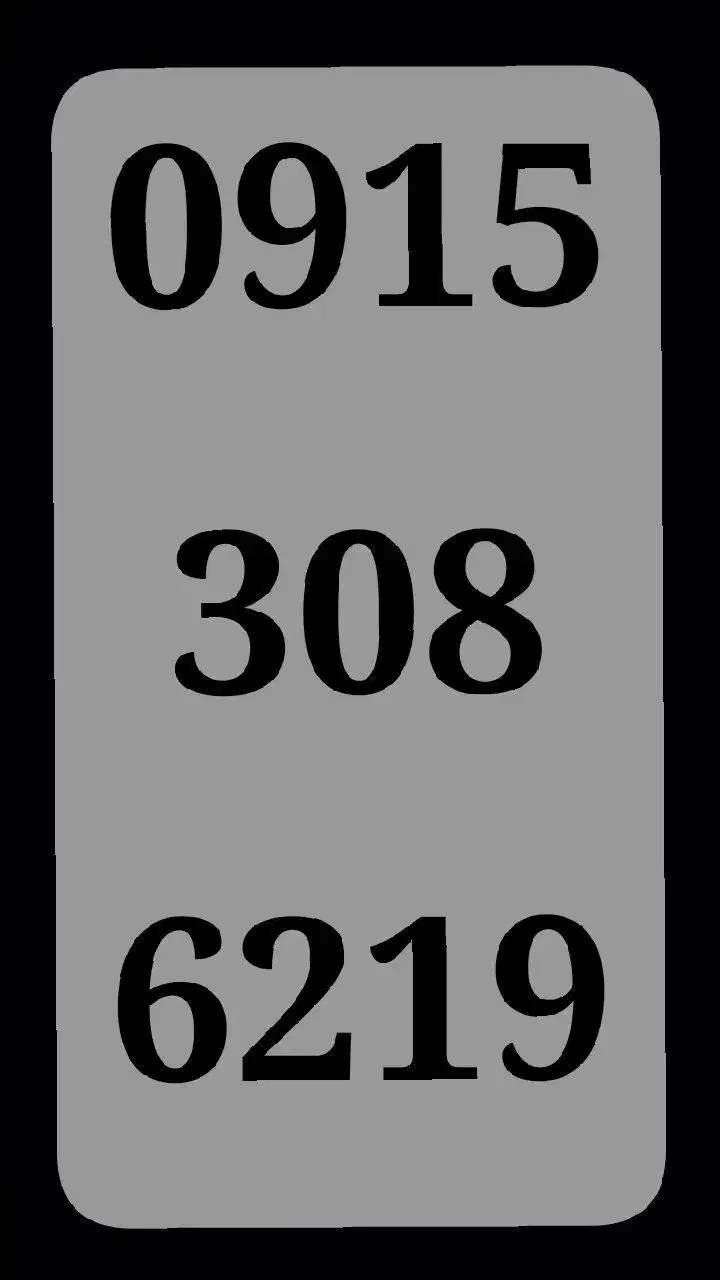 0915.308.6219|سیم‌کارت|مشهد, آیت الله کاشانی|دیوار