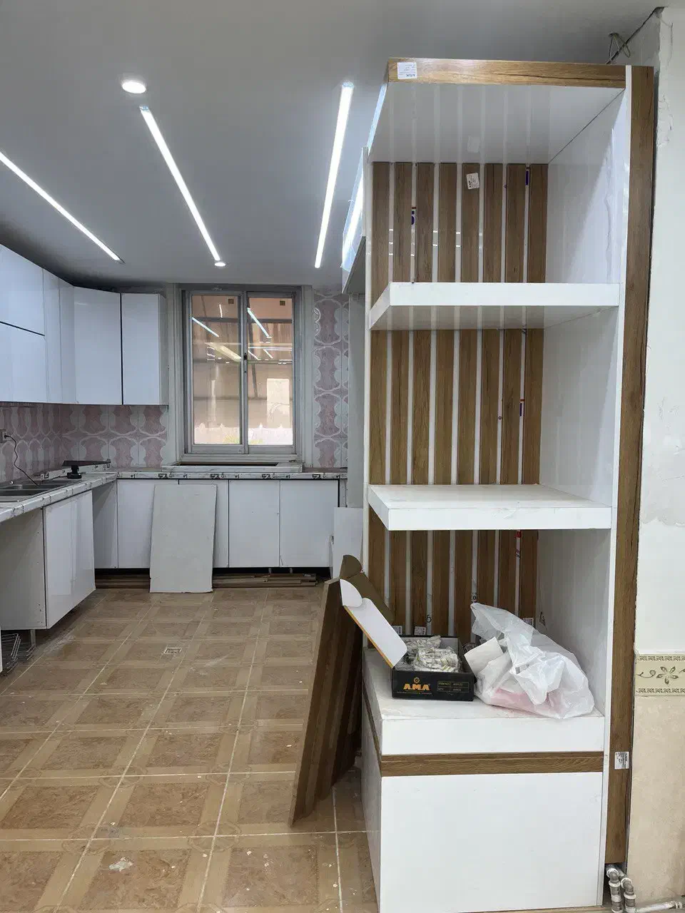 کناف.کاغذ دیواری.نقاشی.نورپردازی|خدمات پیشه و مهارت|محمدیه-قزوین, |دیوار