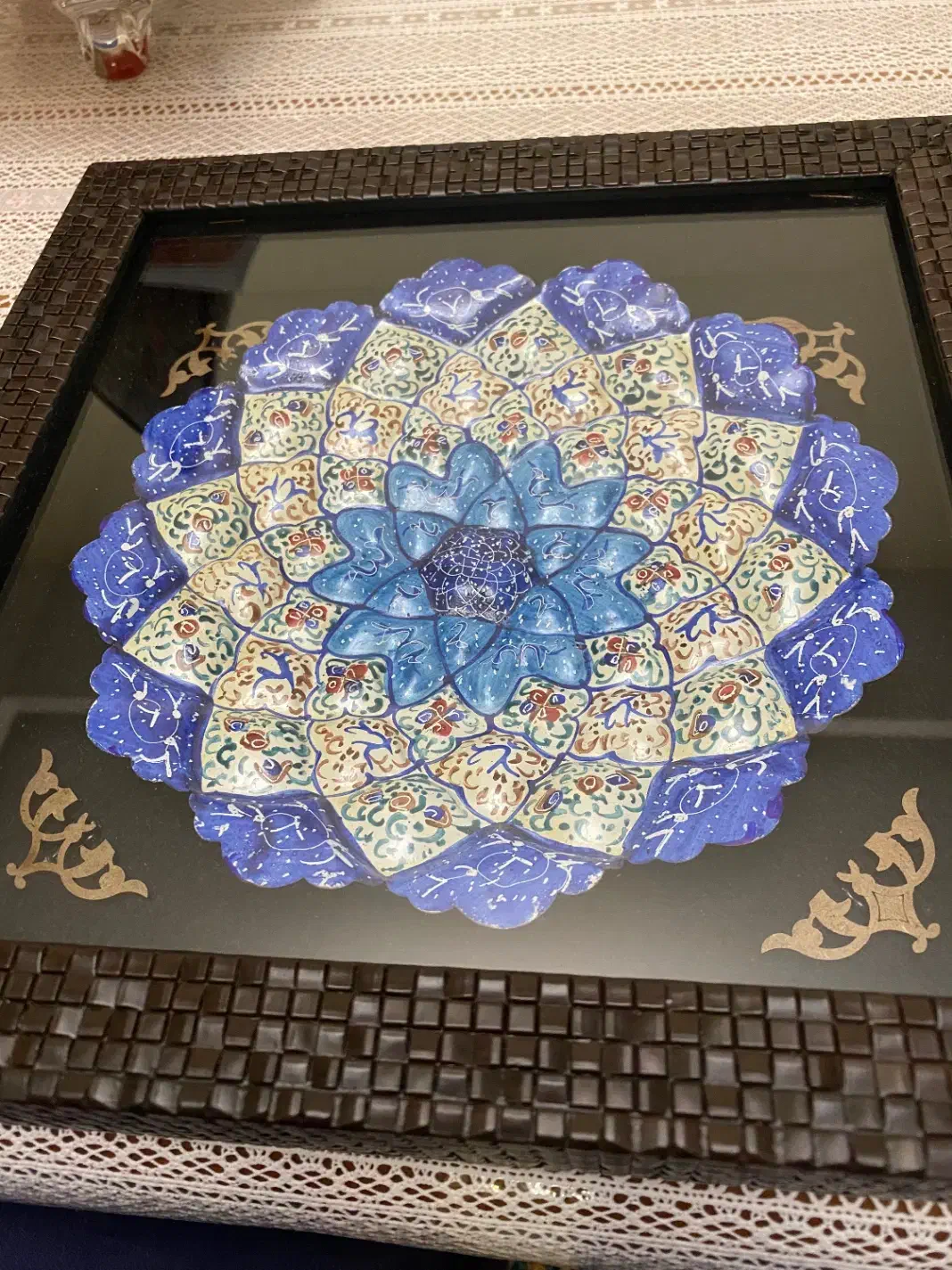 ظرف تزیینی میناکاری شده|صنایع دستی و سایر لوازم تزئینی|تهران, امیرآباد|دیوار