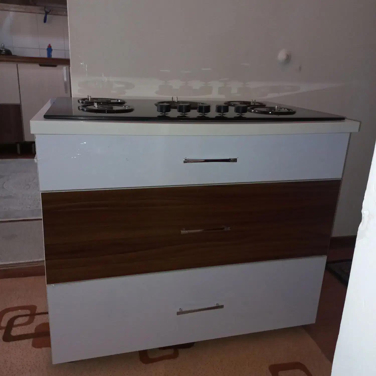 گاز رومیزی همراه کابینت درجه 1|اجاق گاز و لوازم برقی پختوپز|بجنورد, |دیوار