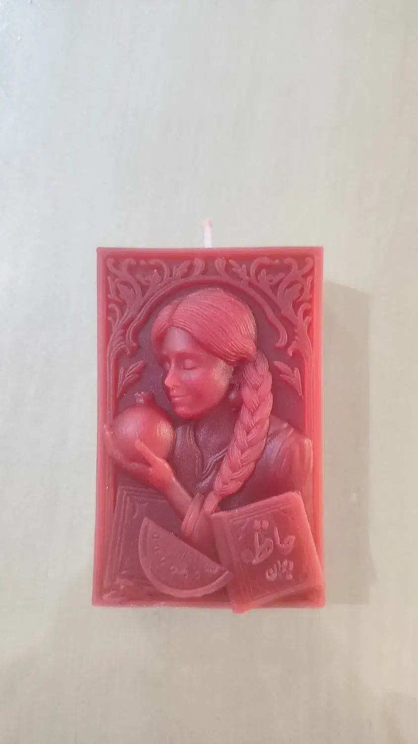 شمع کتیبه یلدایی|صنایع دستی و سایر لوازم تزئینی|تهران, جنت‌آباد شمالی|دیوار