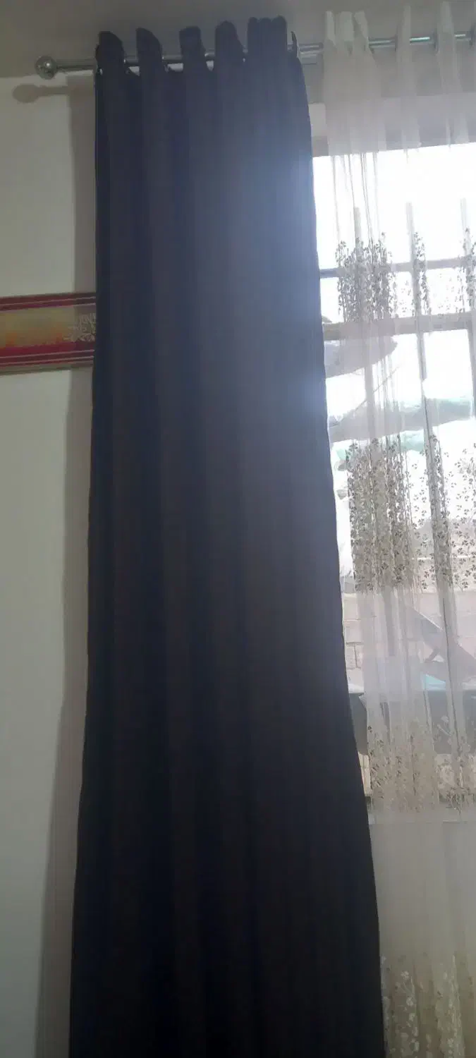 دو عدد پرده در حد نو|پرده، رانر، رومیزی|آشخانه, |دیوار