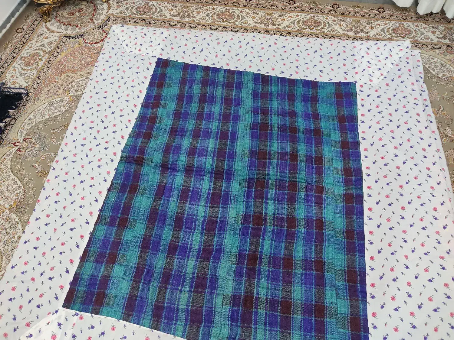 لحاف کوردی (لیفه) نو|رختخواب، بالش، پتو|سقز, |دیوار