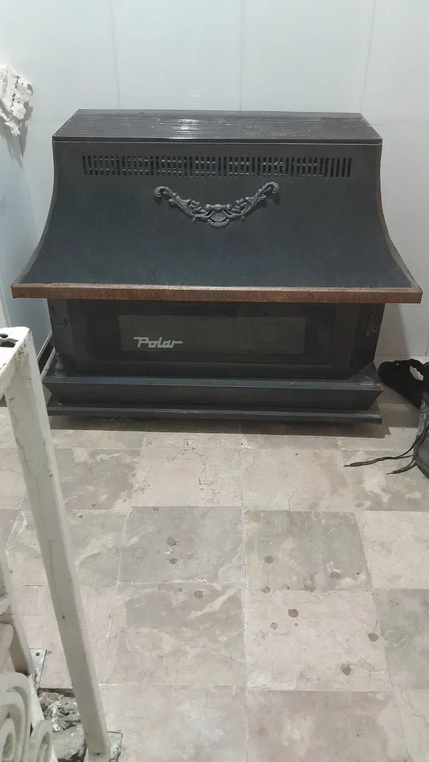 بخاری طرح شومینه|بخاری، هیتر، شومینه|نجف‌آباد, حومه نجف آباد|دیوار