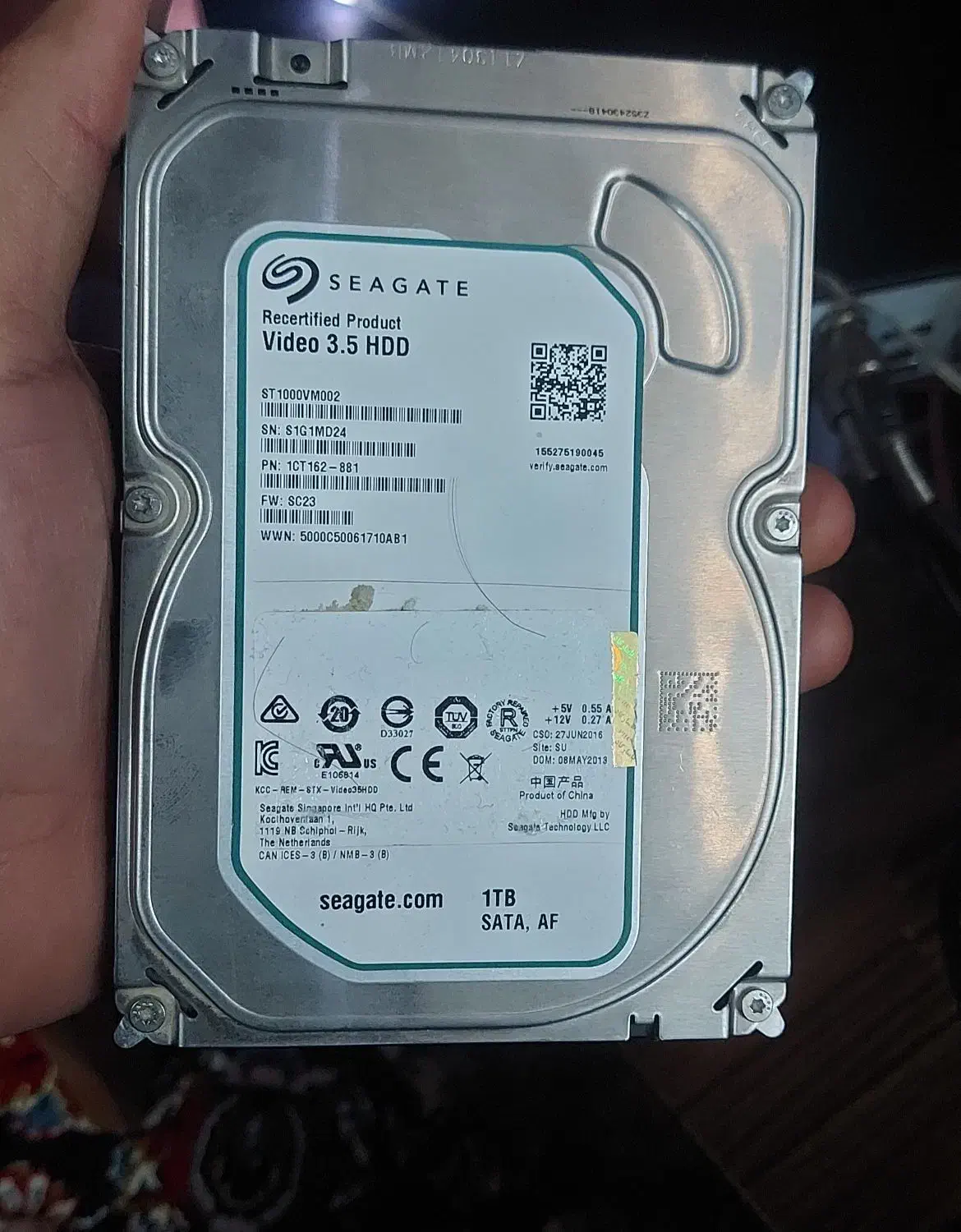 هارد ۱ ترا سیگیت|قطعات و لوازم جانبی رایانه|مشهد, ابوذر|دیوار