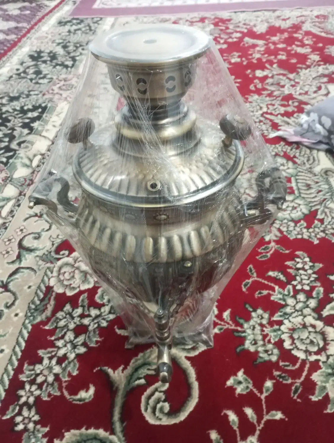 سماور ذغالی قلمی|سماور، چای‌ساز، قهوه‌ساز|باسمنج, |دیوار