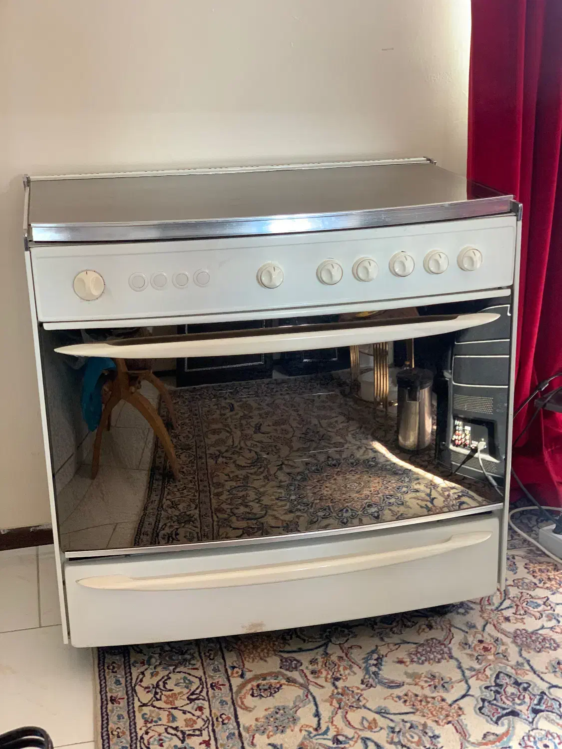 اجاق گاز فر دار و جوجه گردان ومحفظه گرم نگهدارغذا|اجاق گاز و لوازم برقی پخت‌وپز|پردیس, فاز ۱۱|دیوار