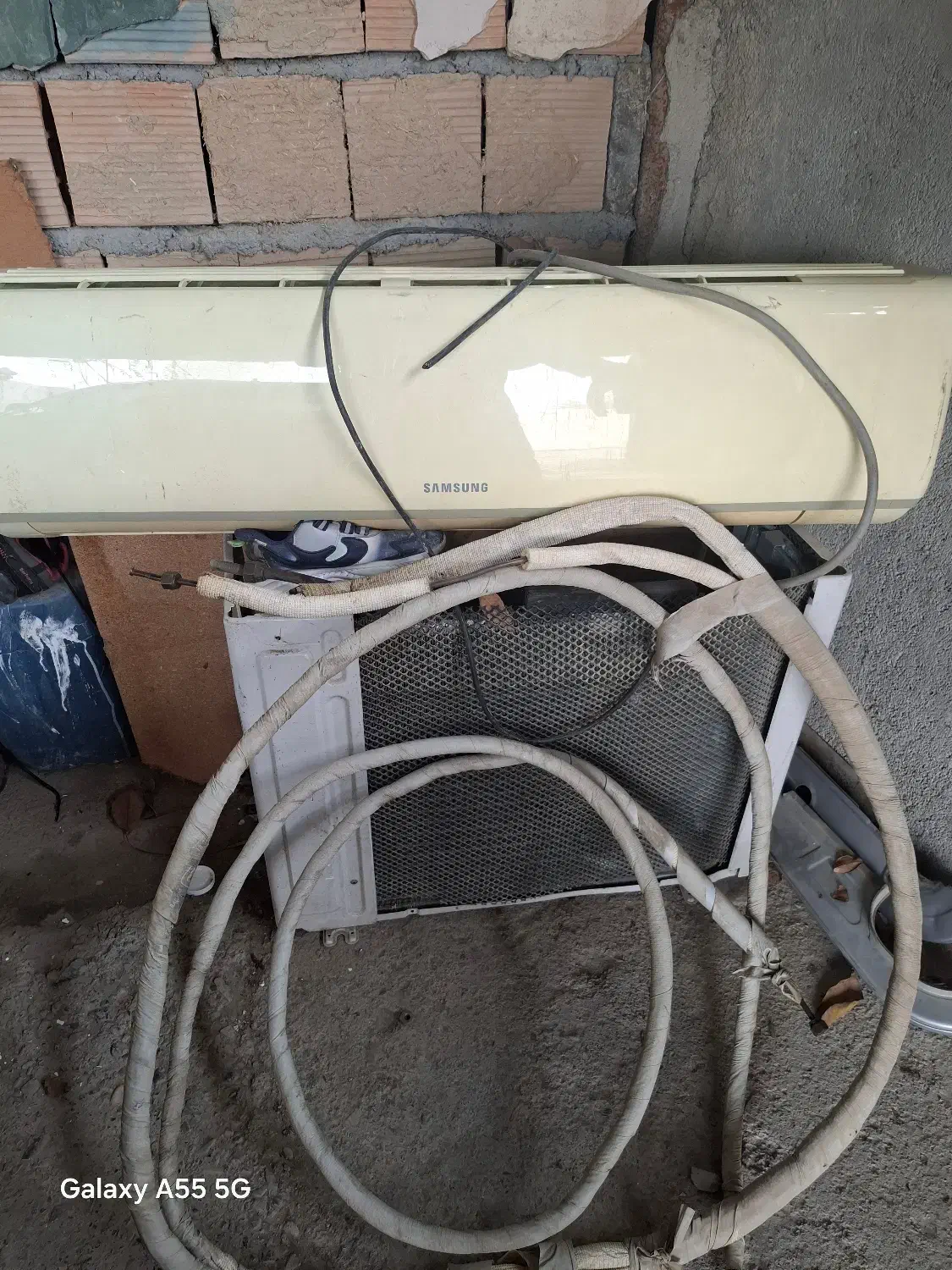 یک عدد کولرموتورسوخته سامسونگ|کولر گازی و فن‌کوئل|آق قلا, |دیوار