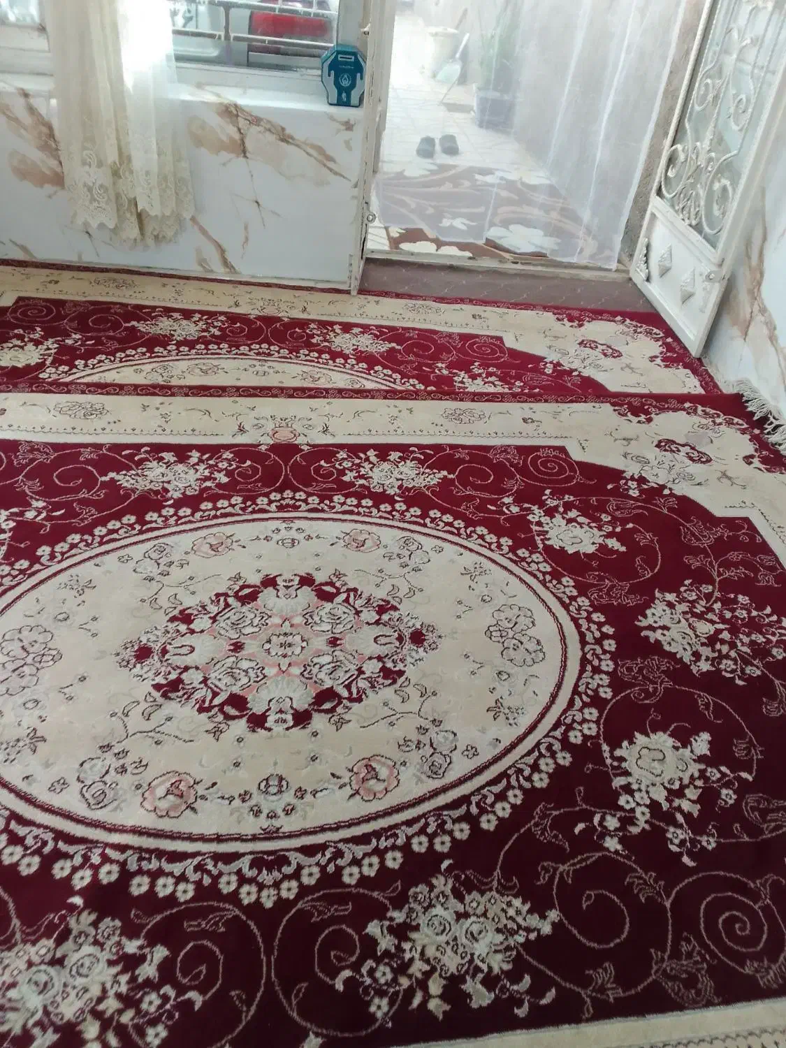 فرش تمام نخ 6 متری کاملا سالم دو تخته|فرش|مشهد, امیر آباد|دیوار
