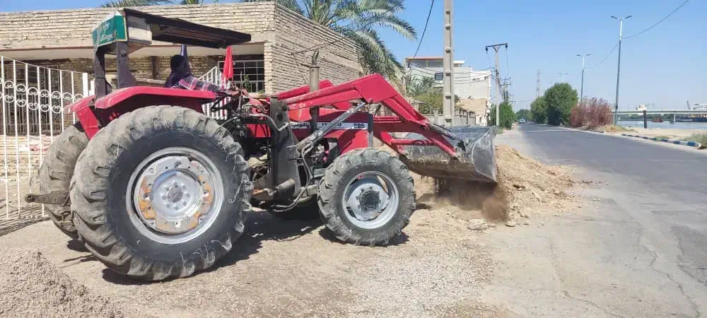 نخاله برداری و کود و تراکتور خاور کمپرسی|خدمات حمل و نقل|خرمشهر, |دیوار