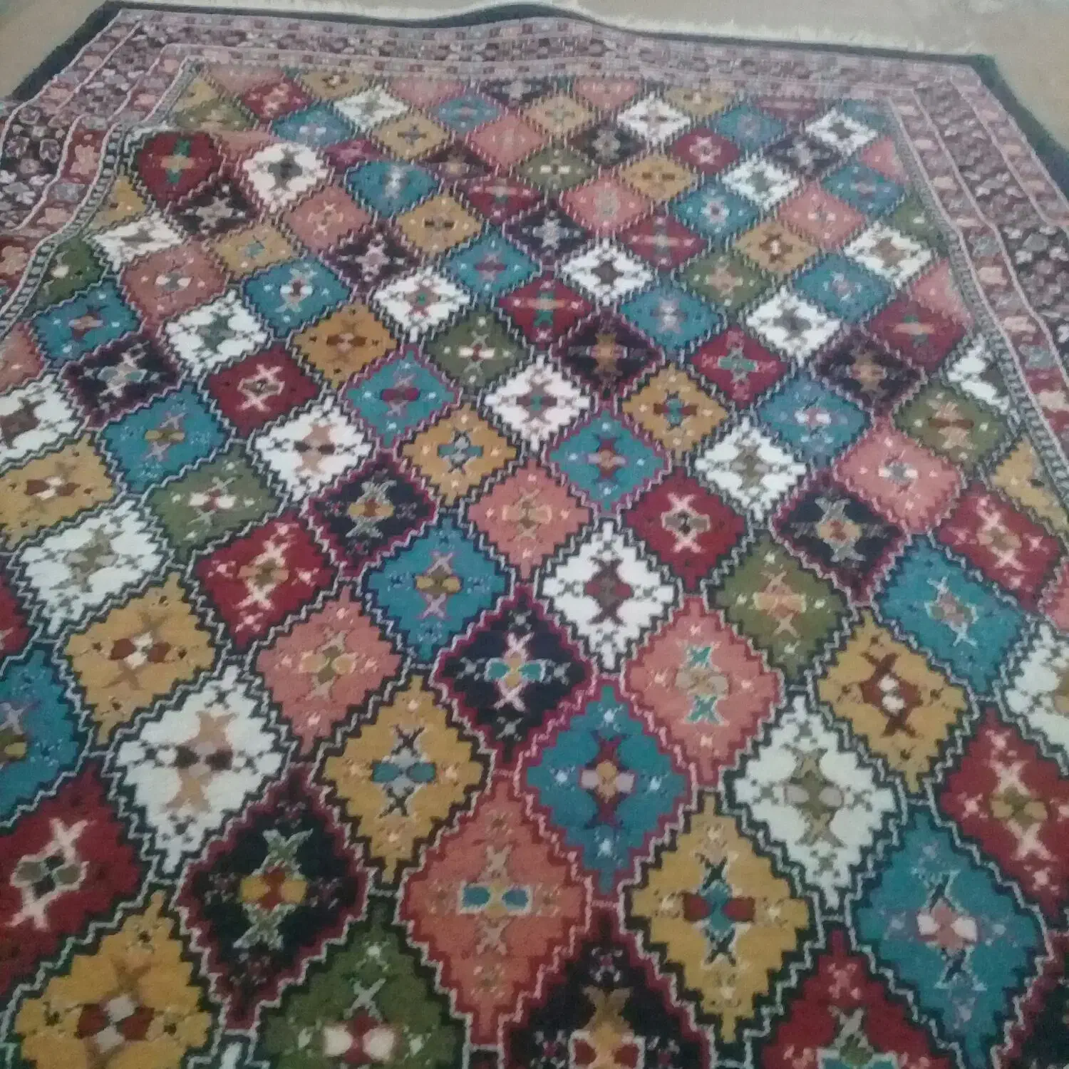 گلیم|گلیم، جاجیم، گبه|قزوین, |دیوار