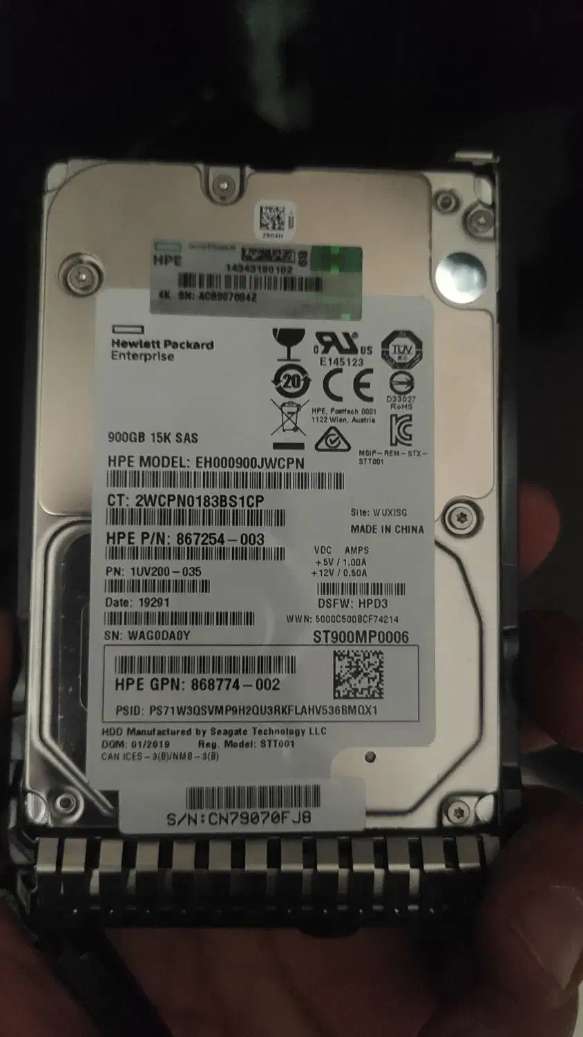 900GB 15K SAS HPهارد سرور|قطعات و لوازم جانبی رایانه|باقرشهر, |دیوار