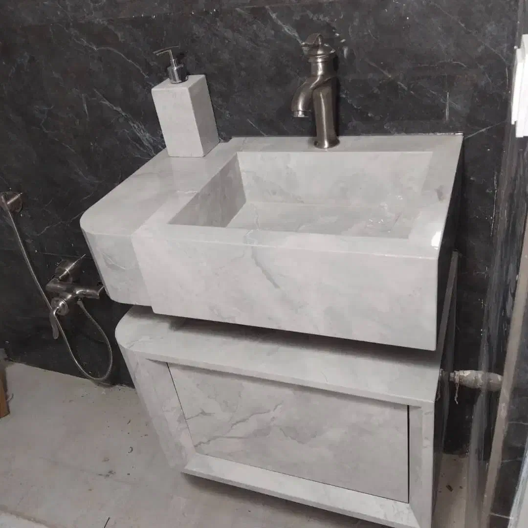 روشویی سرامیکی مدرن مدل دیواری طرح تیفانی|لوازم سرویس بهداشتی|همدان, |دیوار