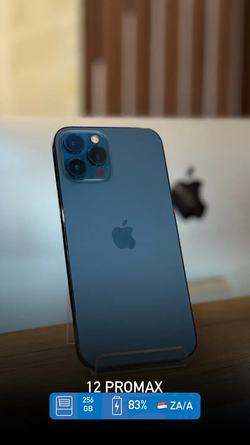 آیفون ۱۲ پرومکس آبی ۲۵۶گیگ پک اصلی|موبایل|بوشهر, |دیوار