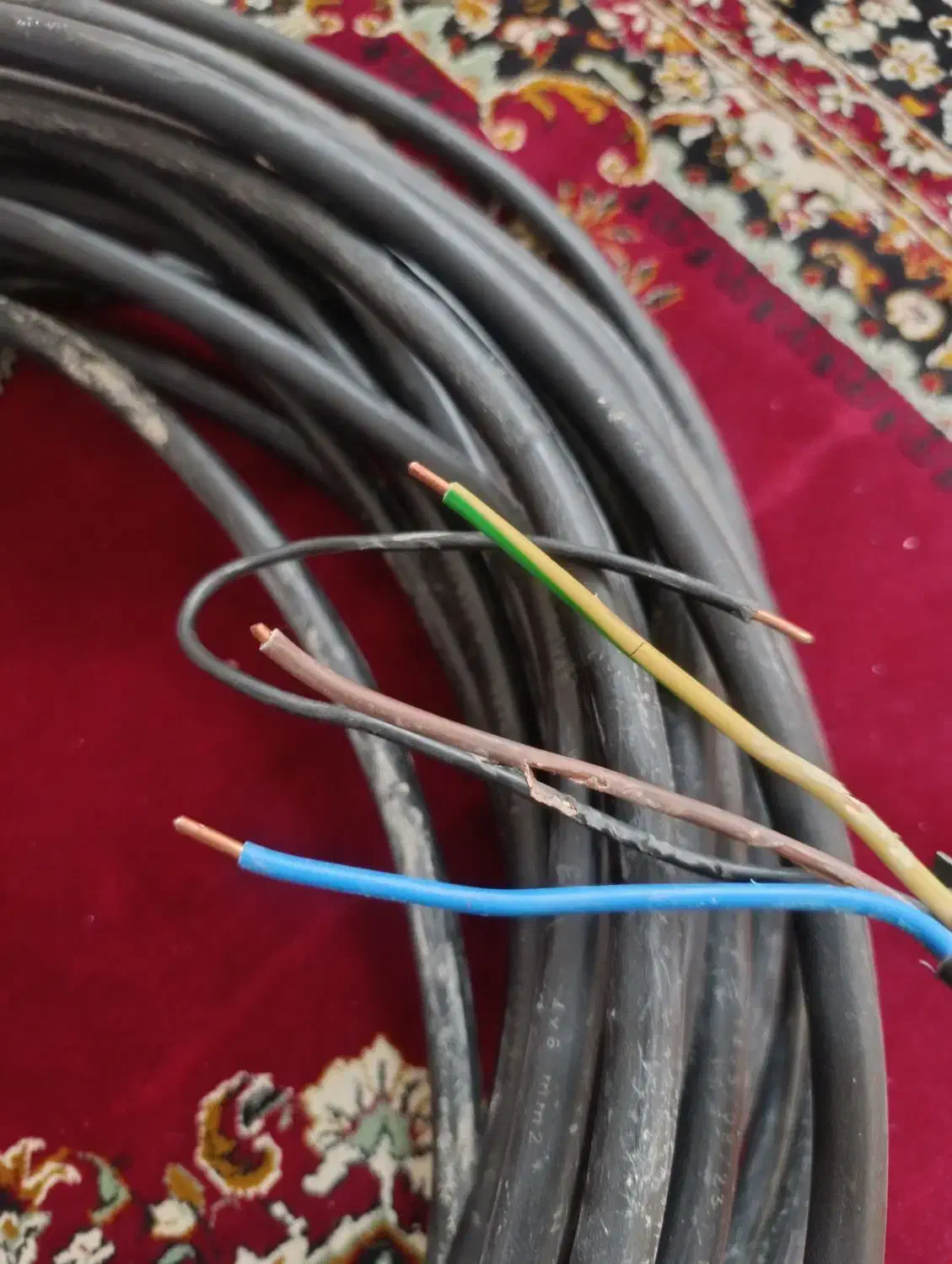 کابل برق 4×6|مصالح و تجهیزات ساختمان|دوگنبدان, |دیوار