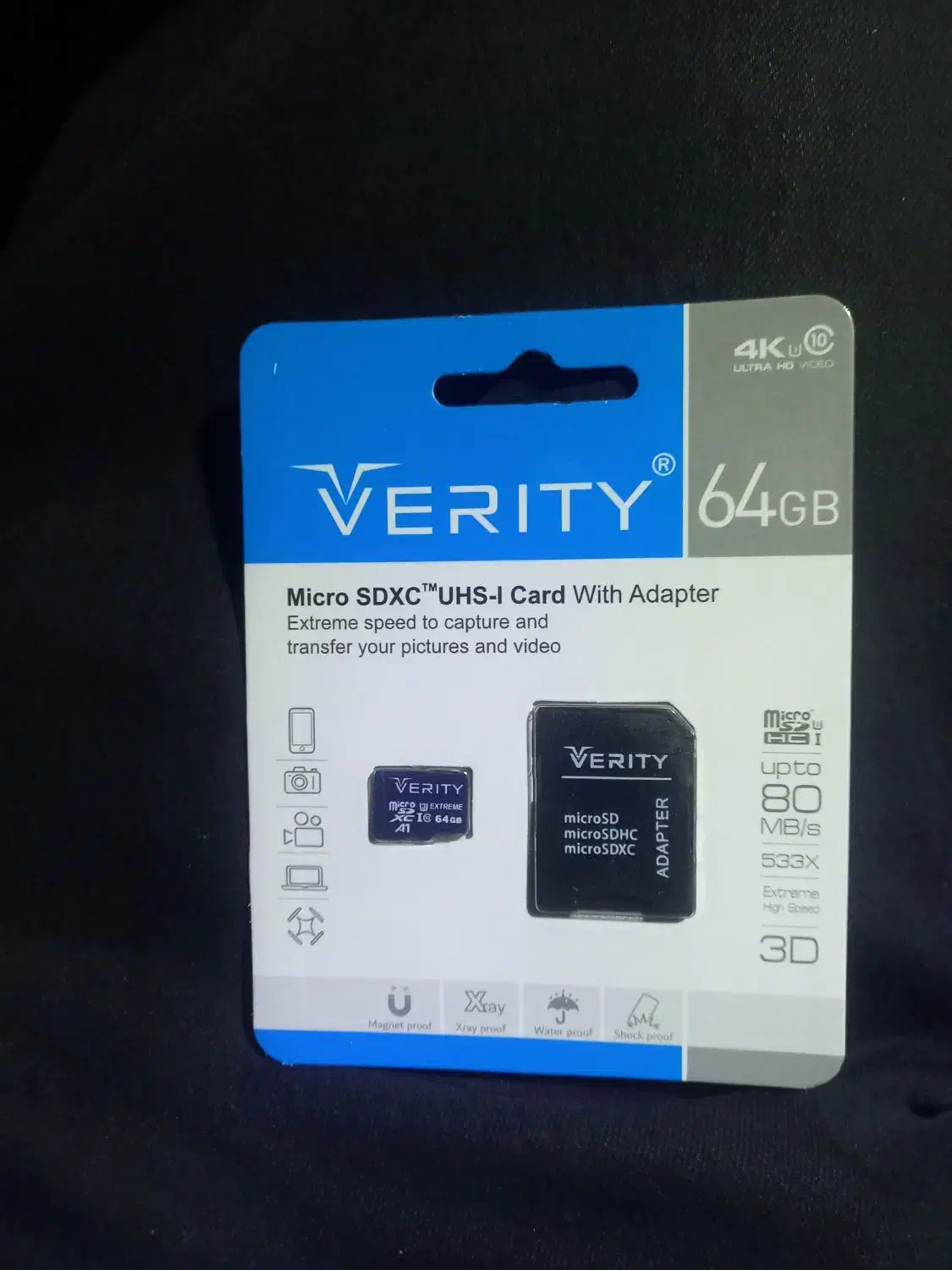 مموری کارت ۶۴ گیگ برند Verity|لوازم جانبی موبایل و تبلت|اصفهان, کوی امام|دیوار