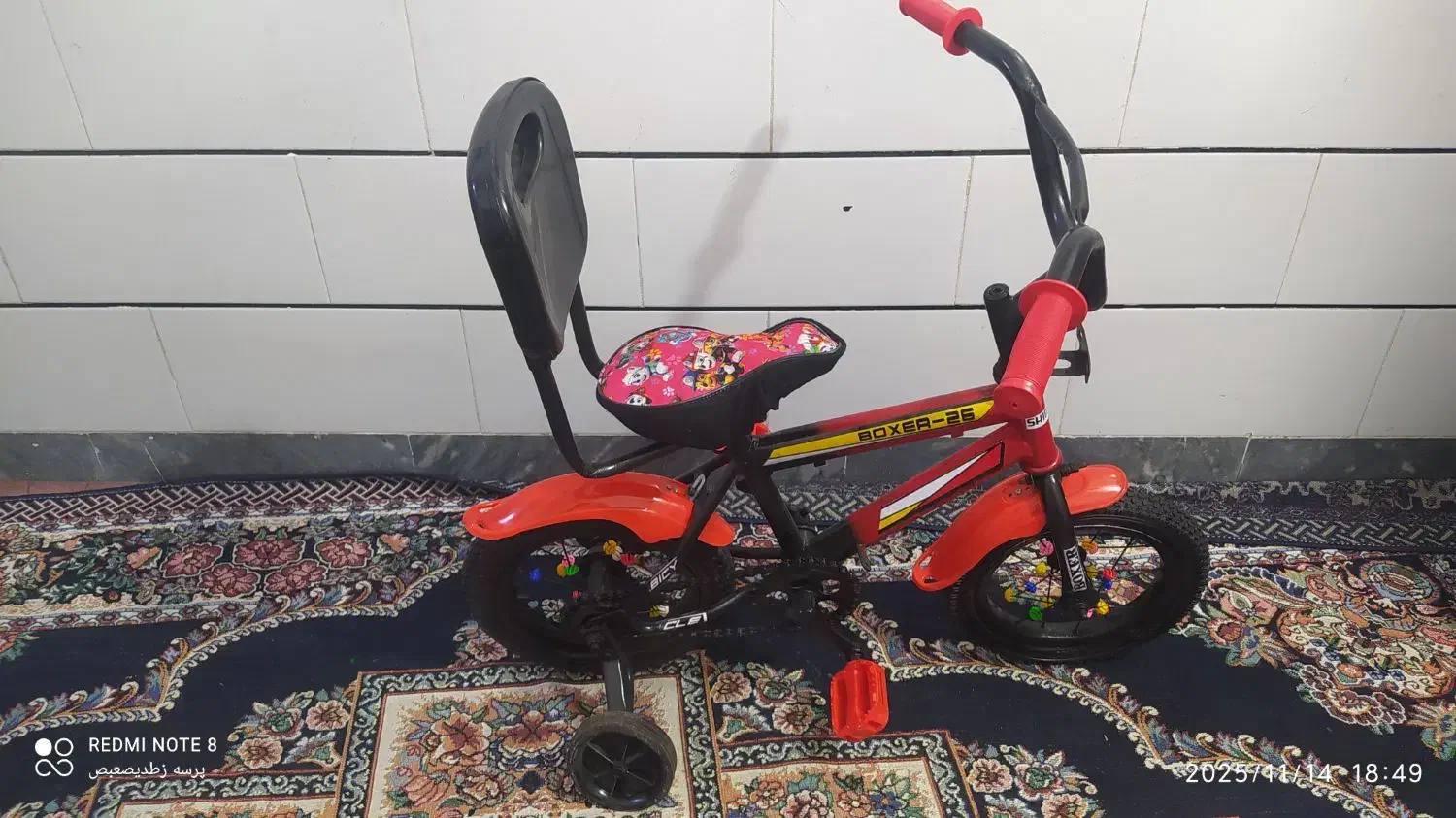 دوچرخه سایز ۱۲ بچه گانه|دوچرخه، اسکیت، اسکوتر|اهواز, کوی فاطمیه|دیوار