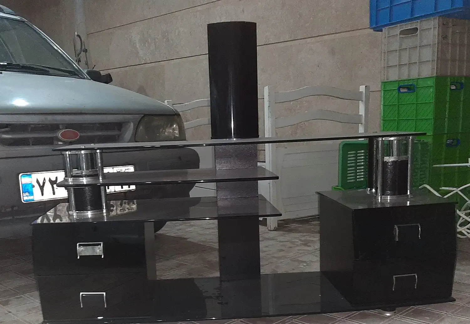 میزتلوزیون شیشه ای|میز تلویزیون|مشهد, دانشجو|دیوار