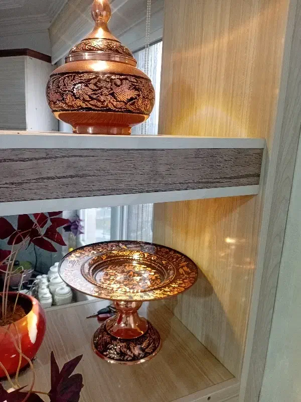 مس تراشکاری شده آجیل خوری و میوه خوری|صنایع دستی و سایر لوازم تزئینی|تبریز, |دیوار